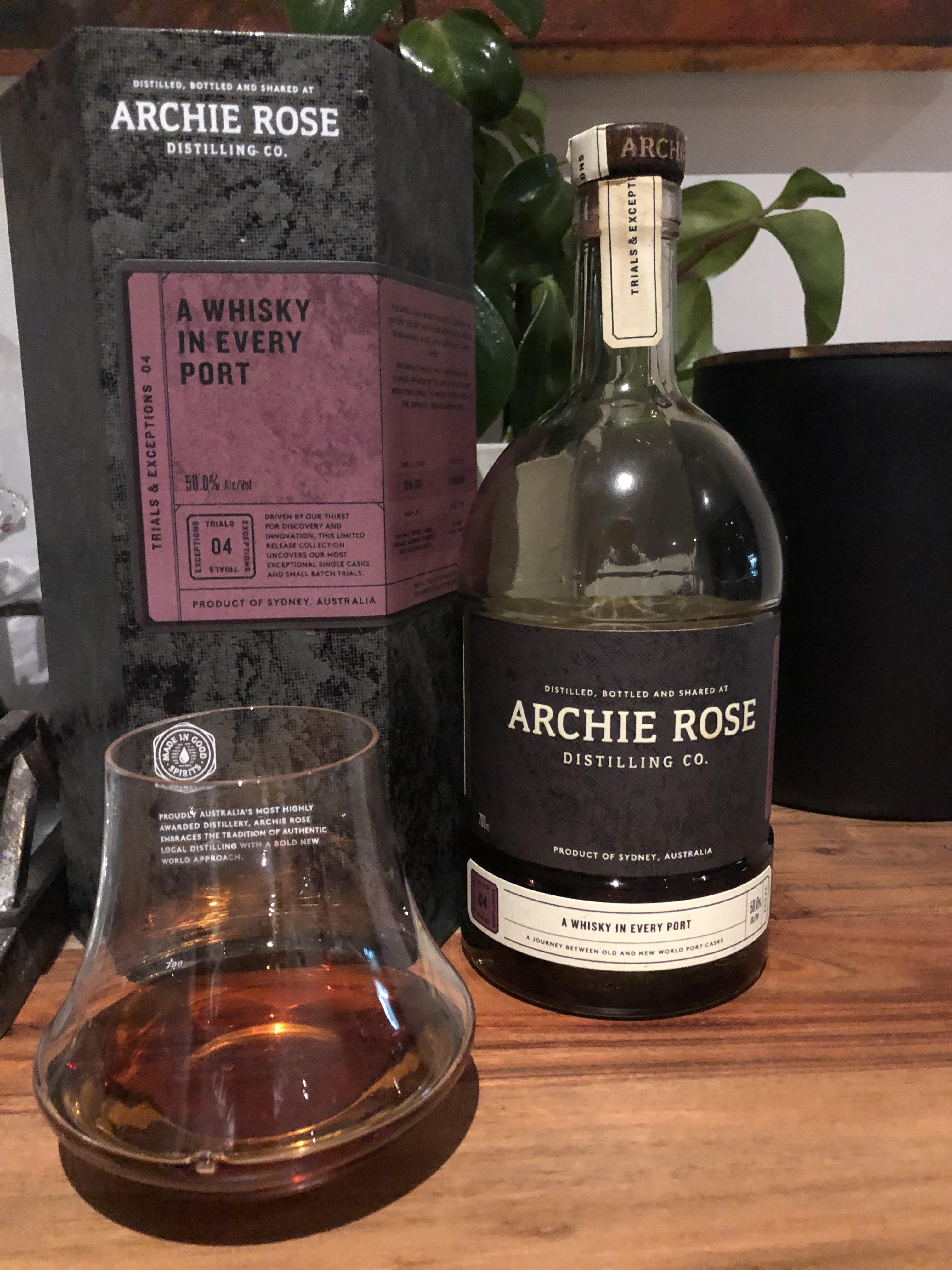 40th whisky review, 12 Australian whisky review Archie Rose 'A Whisky