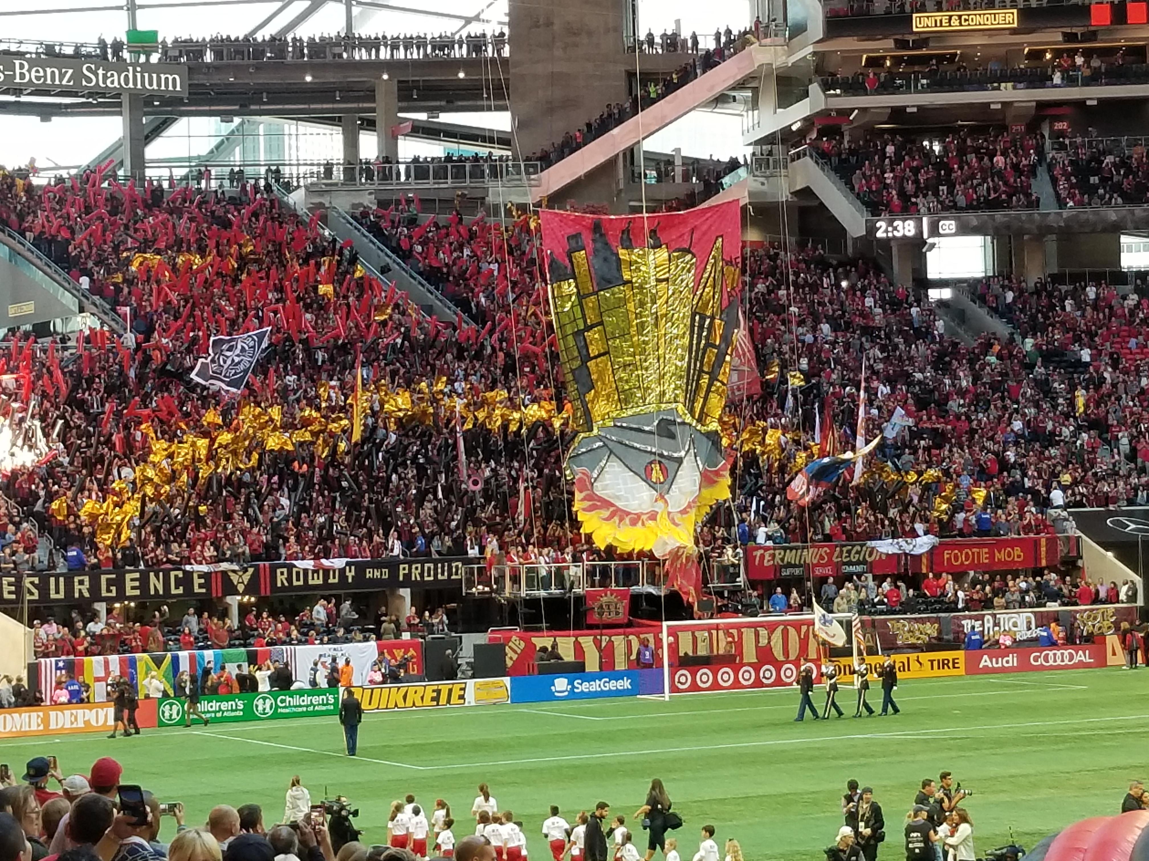 ATLANTA UNITED MBS PHOENIX TIFO!!! AtlantaUnited