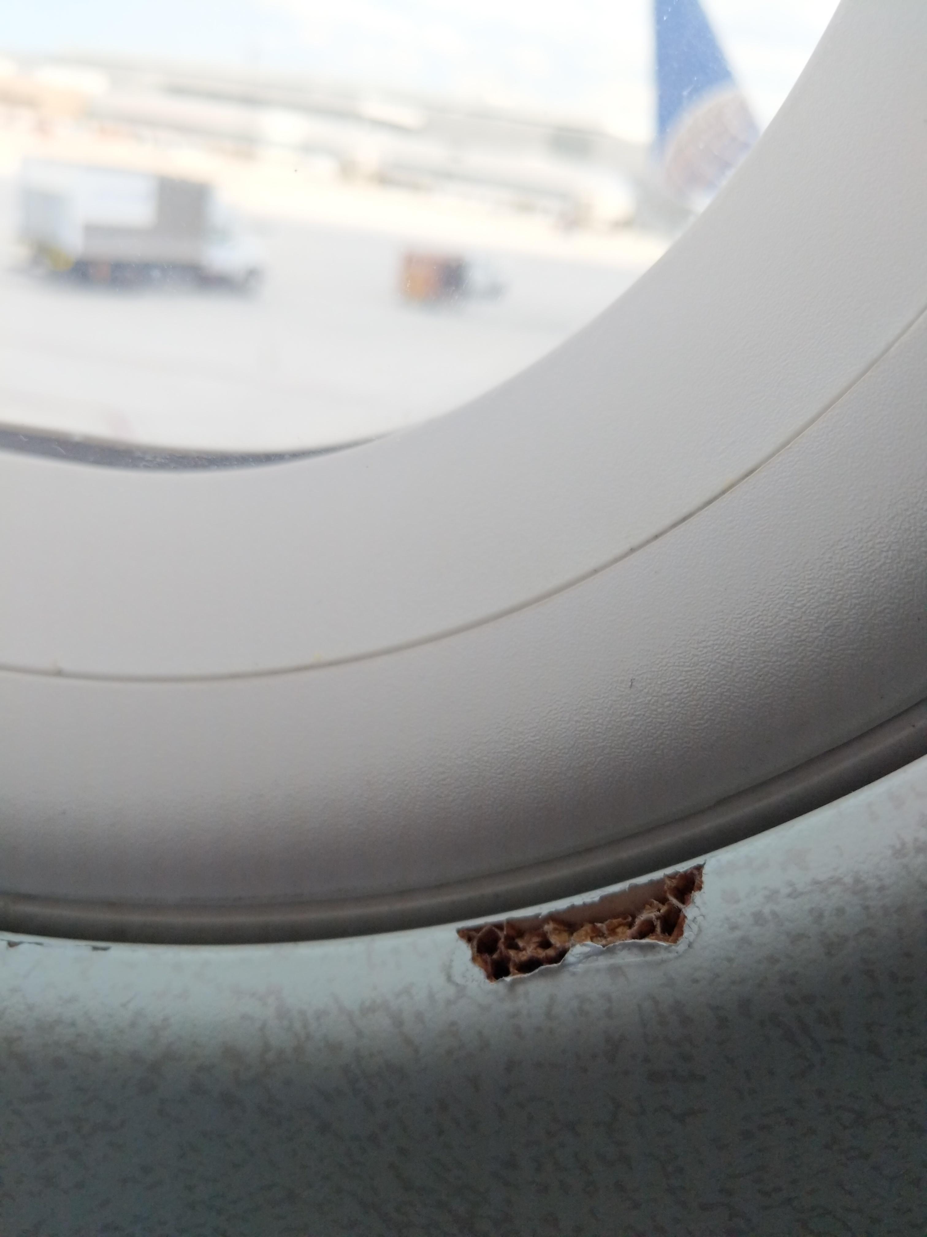 Airplane walls are made out of corrugated cardboard. We are literally