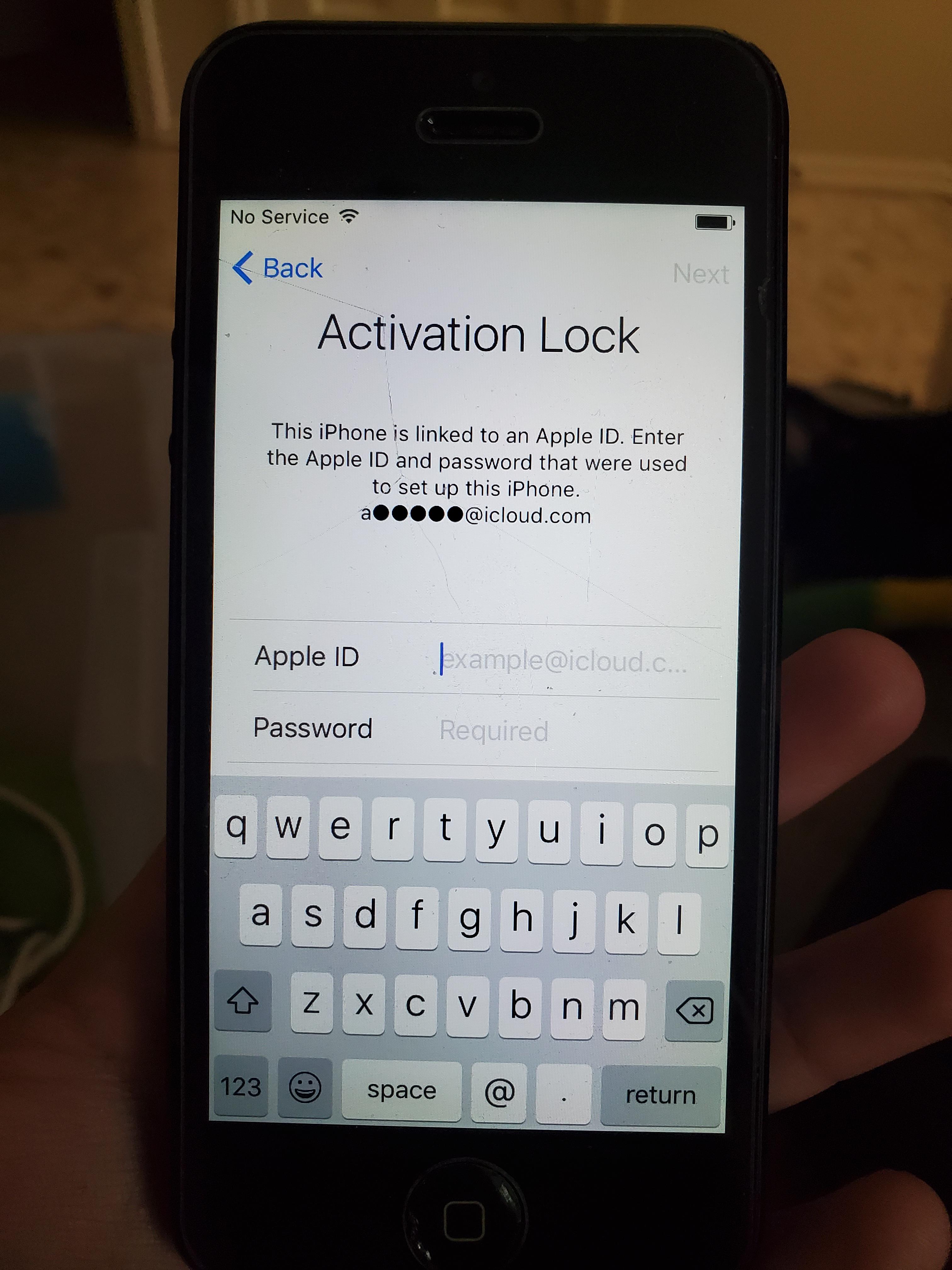 I found my old iPhone 5 and don't know the apple ID that goes with it