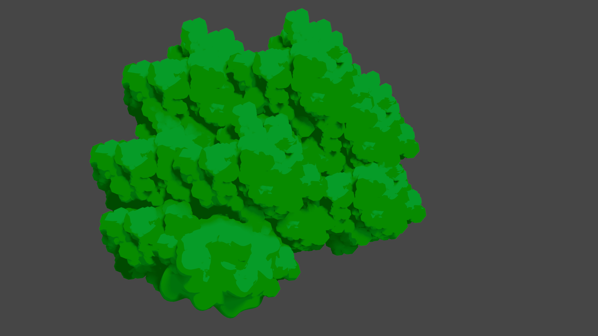 Just got done with a quick tutorial on Studio Ghibli trees. r/blender