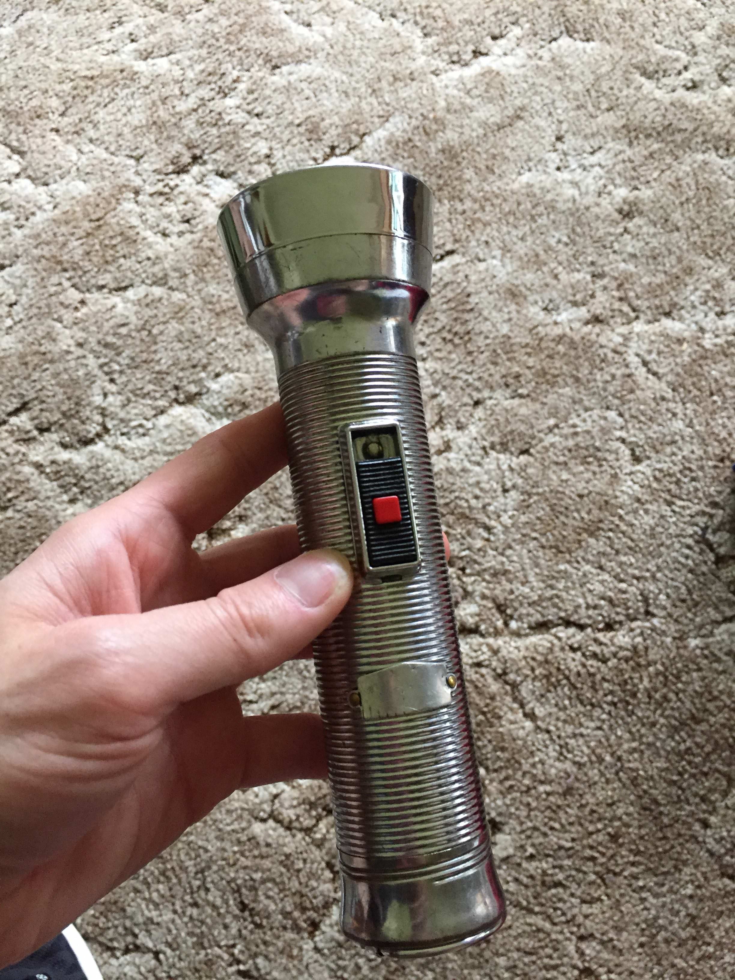 I was told you might enjoy my grandparents Eveready Flashlight from the