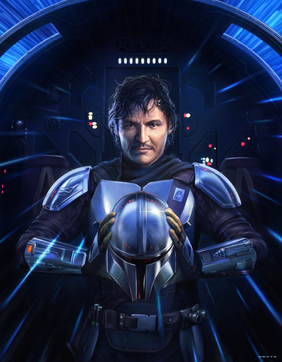 Din Djarin unmasked by Christopher Bretz r/TheMandalorianTV