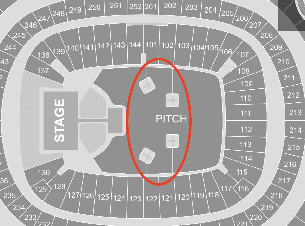 Wembley seating plan r/Foofighters