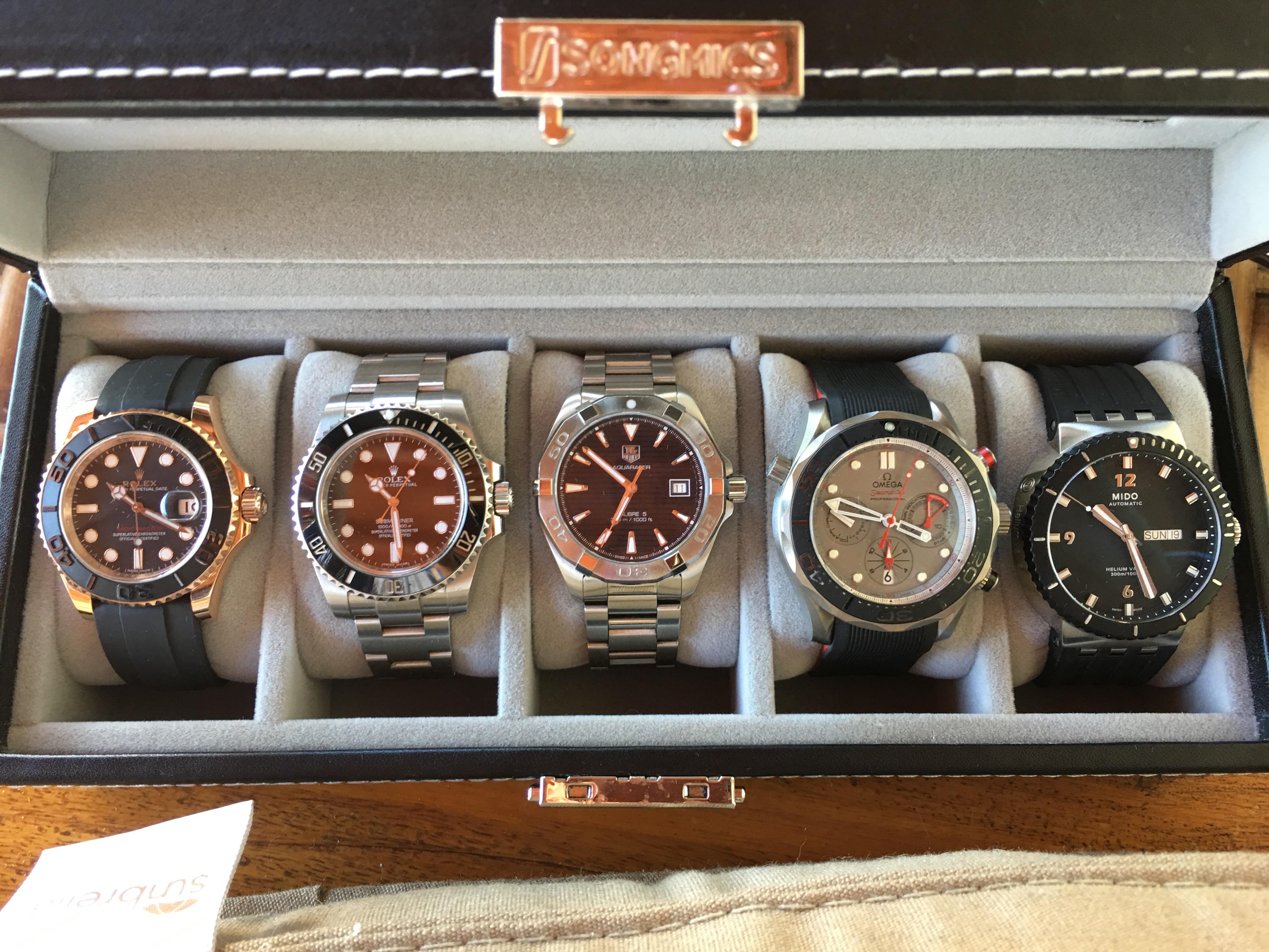[Collection] So, my wife bought me a watch box for Xmas. r/Watches