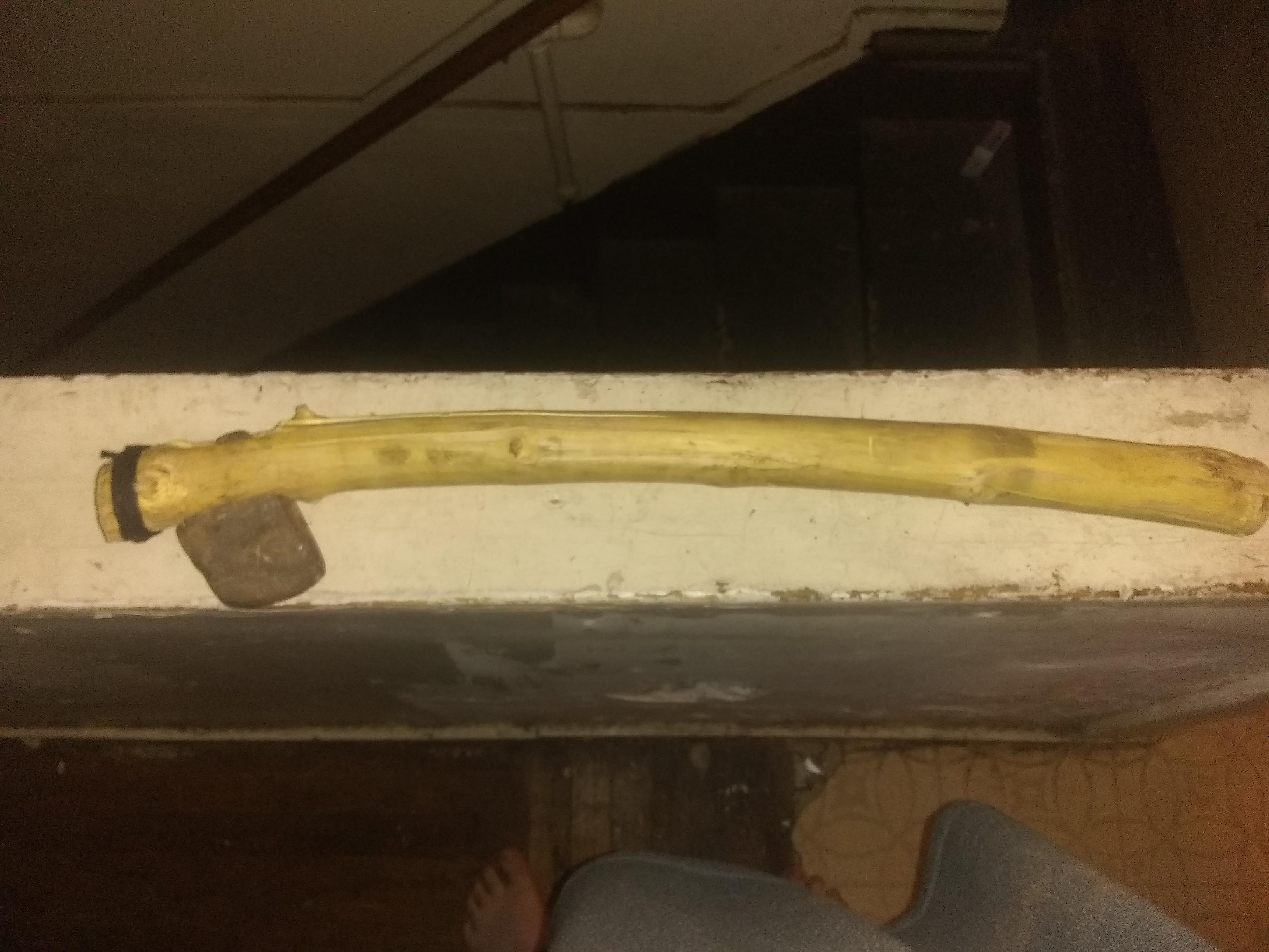 A stone axe I made what do you think any thing I could improve. r