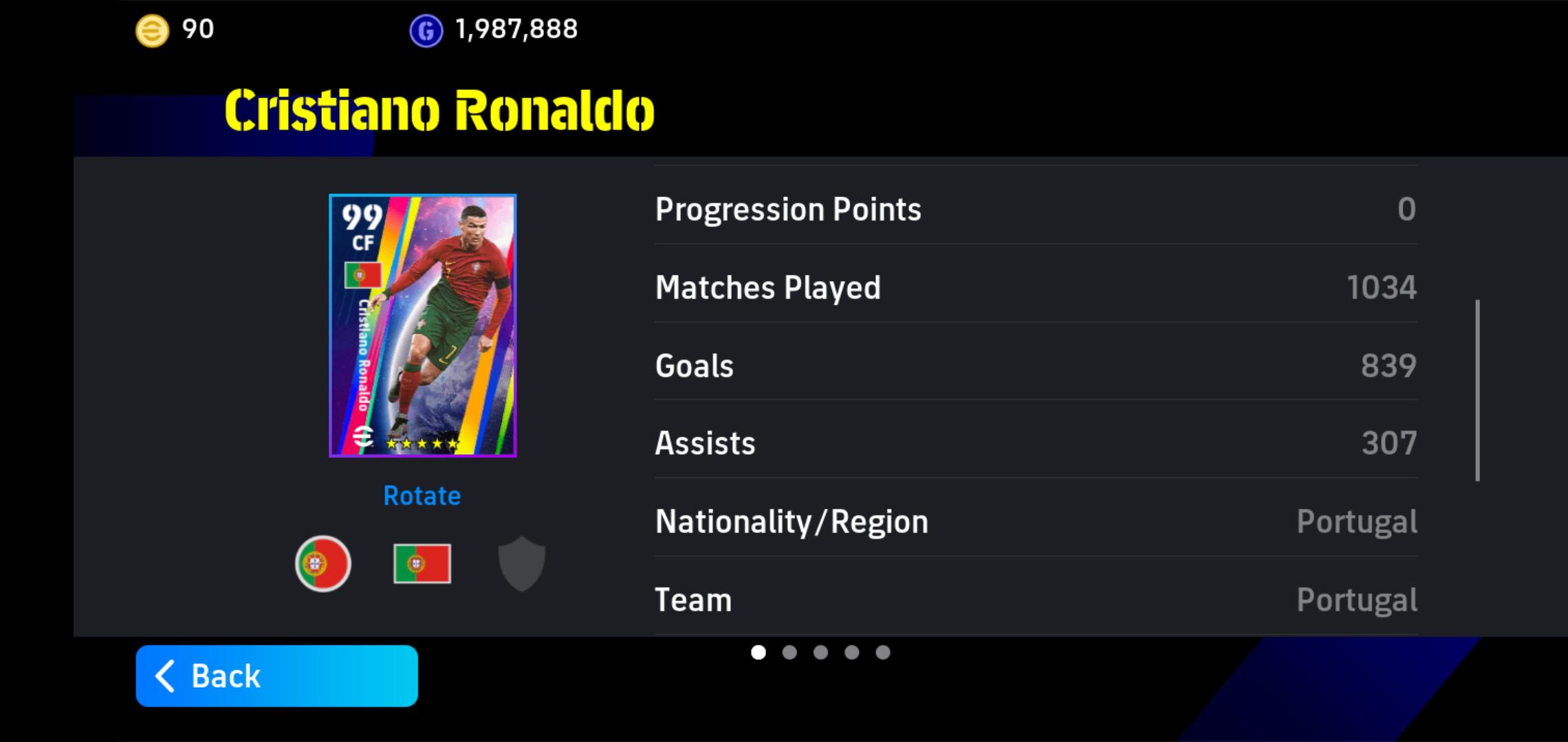 My striker with the best goal ratio🔥💯 r/pesmobile