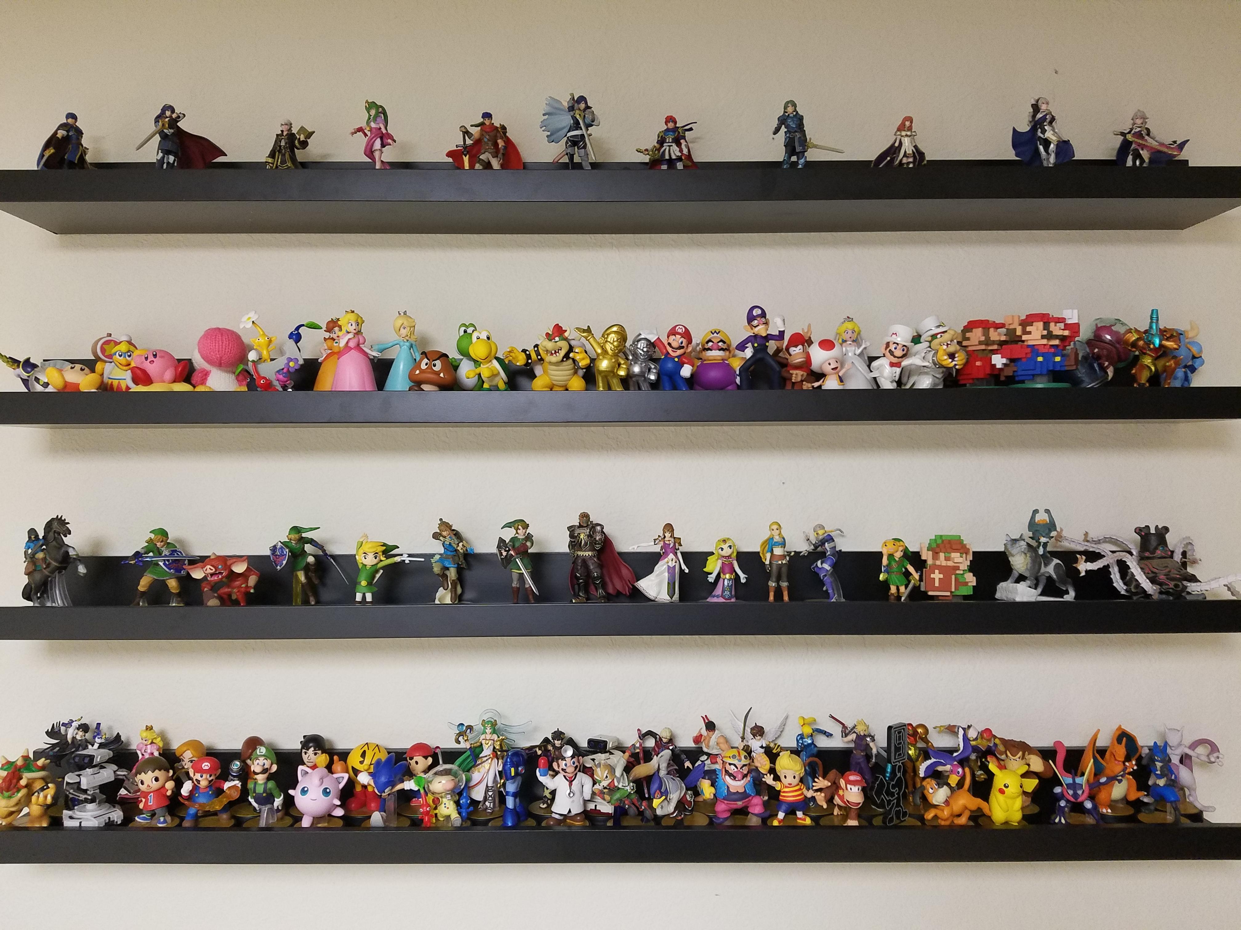 Took the tip on ikea shelves r/amiibo