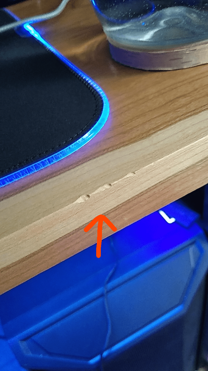 how can I fix this dent in my desk? r/woodworking