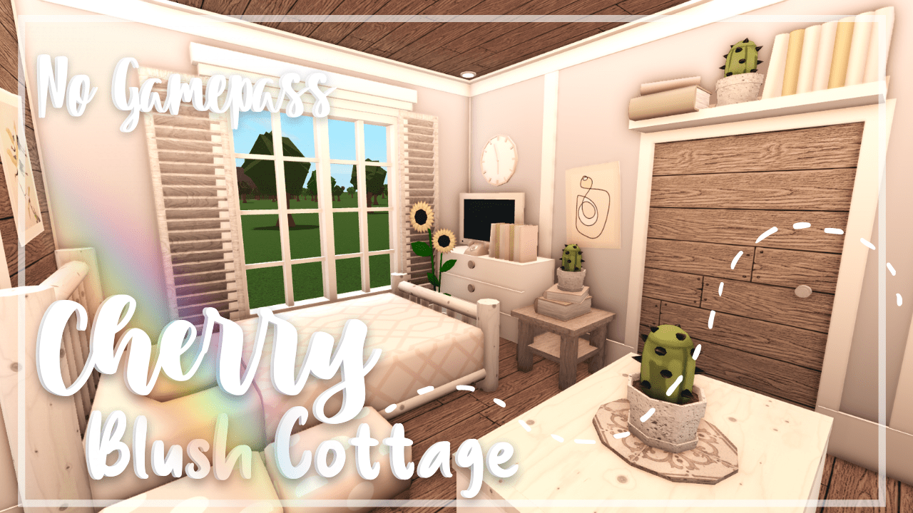 Roblox Bloxburg No Gamepass Cherry Blush Mini Cottage Speedbuild T
