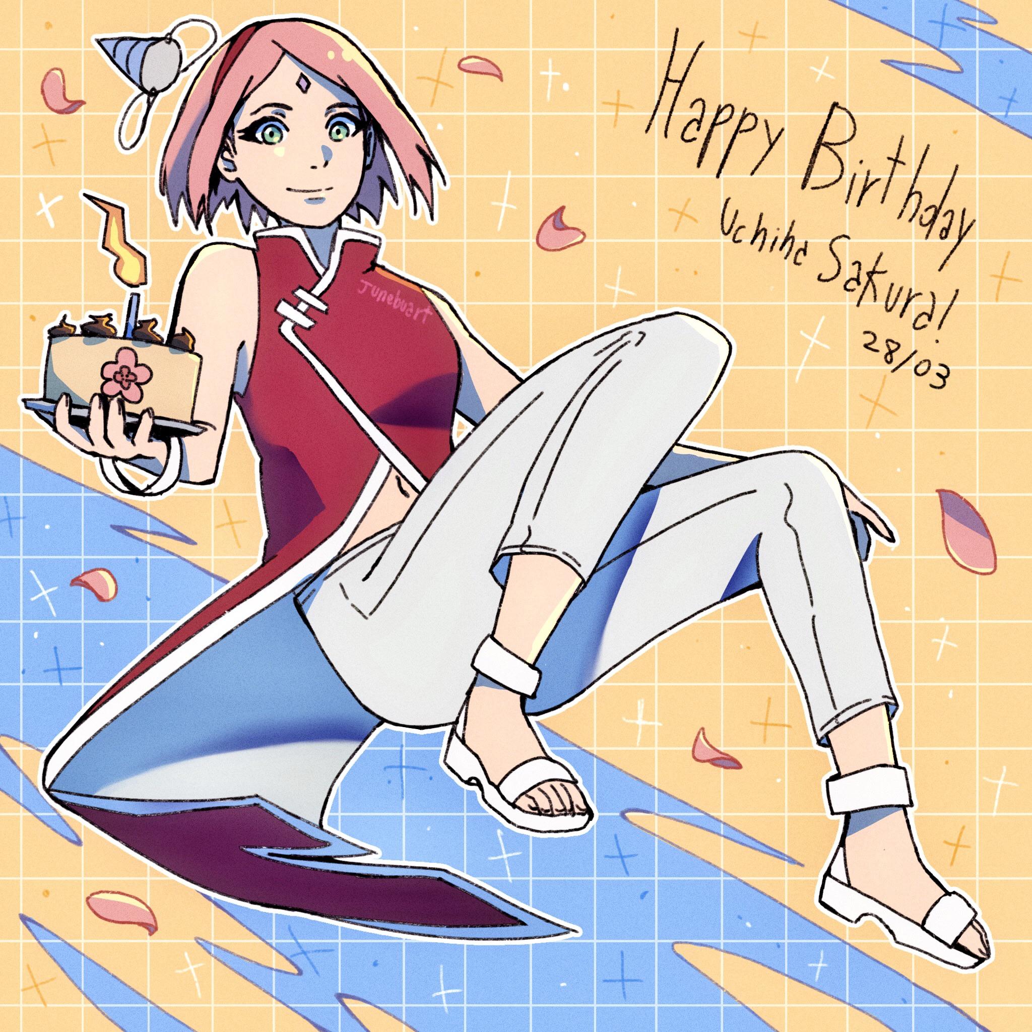 Today (28/03) it’s Sakura’s birthday! r/Naruto