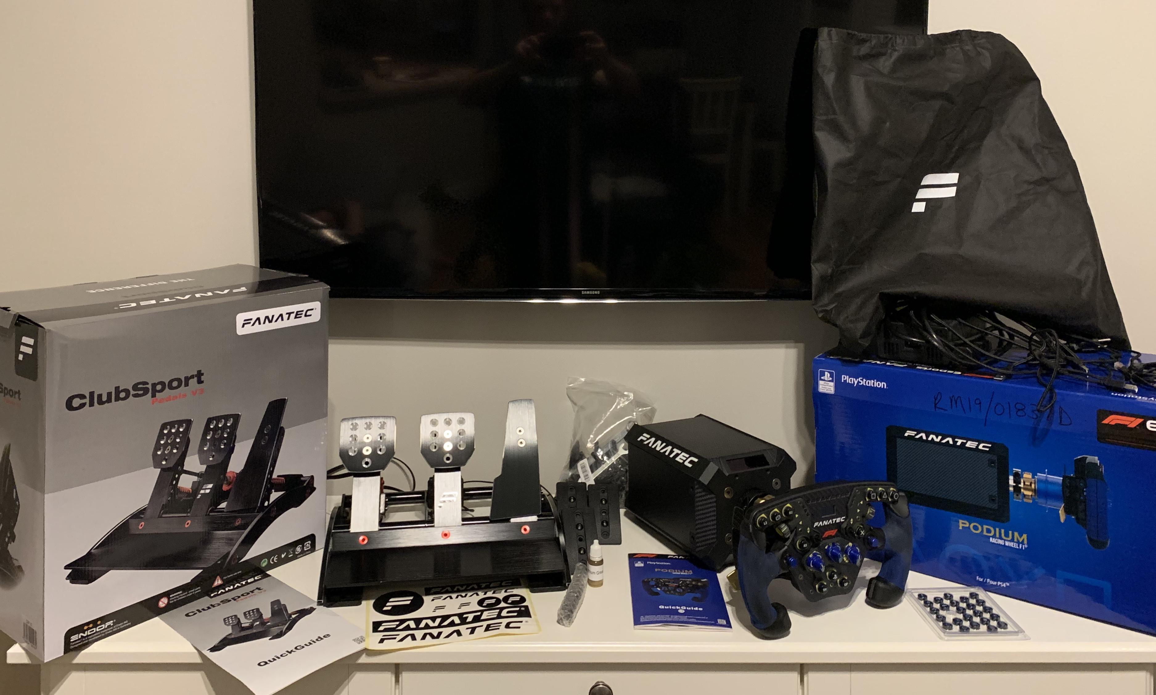 Fanatec Podium F1 PS4 Bundle For Sale r/simracing