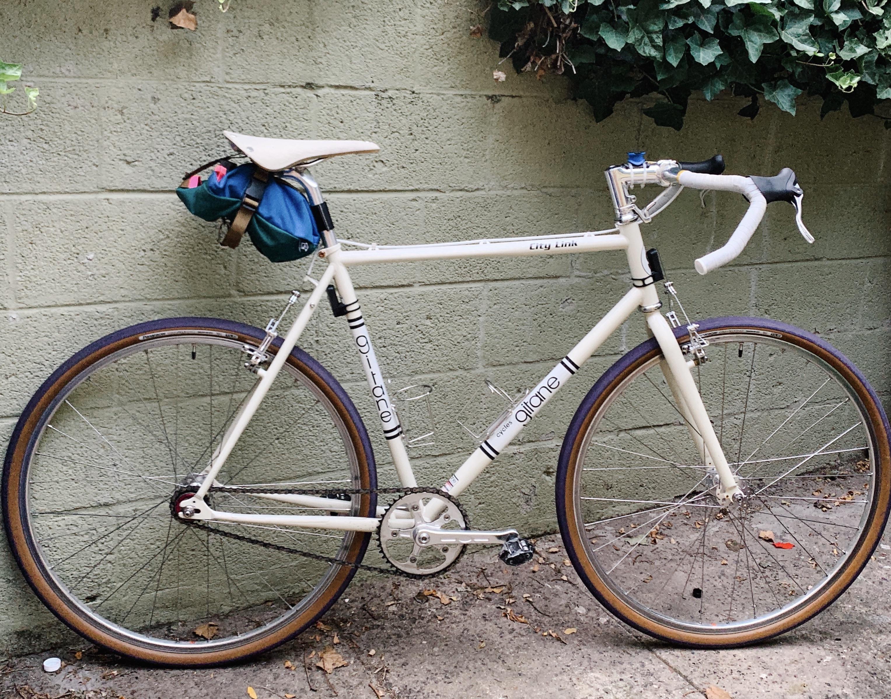 Single speed gravel build. Retro style. r/gravelcycling