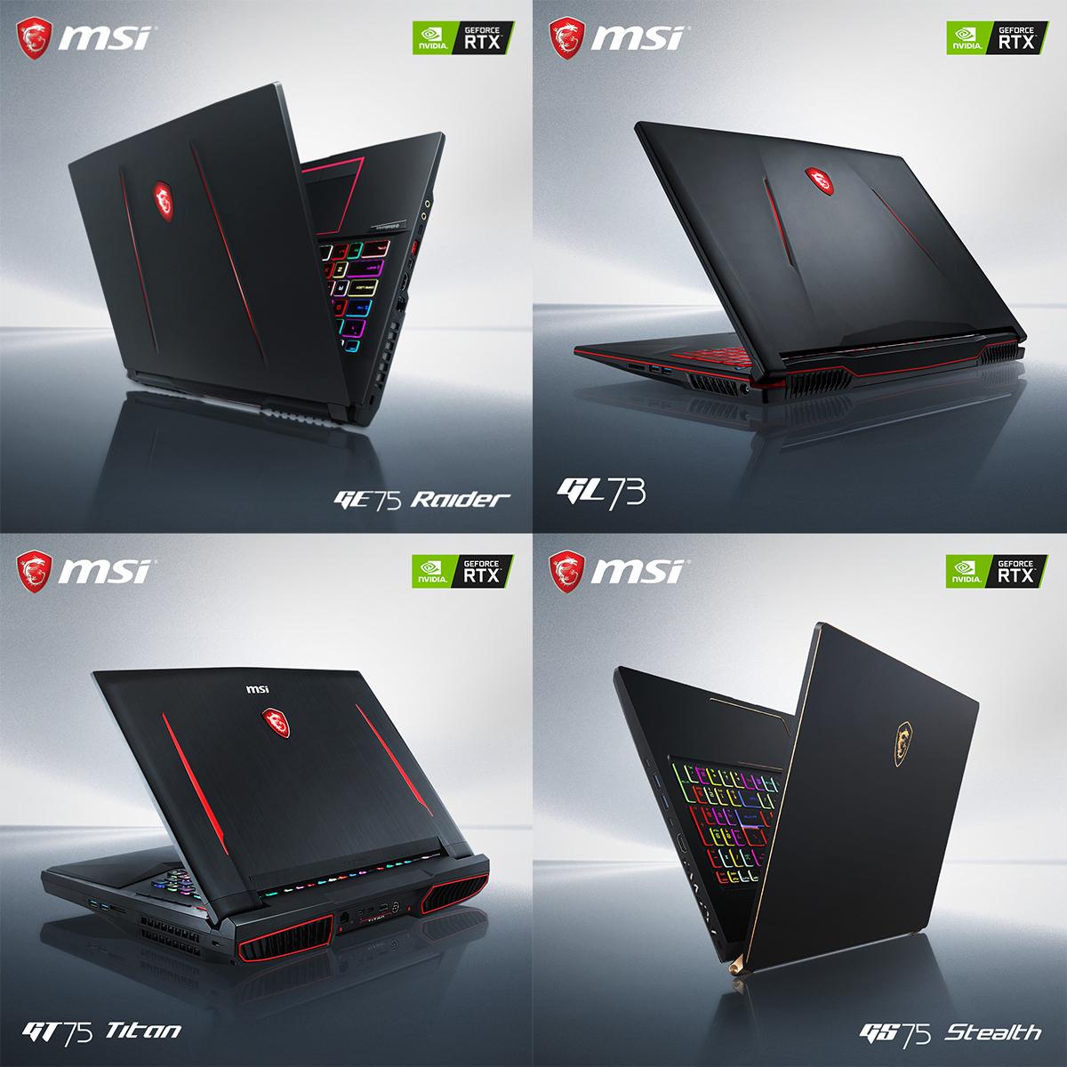 Our RTX powered laptops have arrived! Check with your favorite