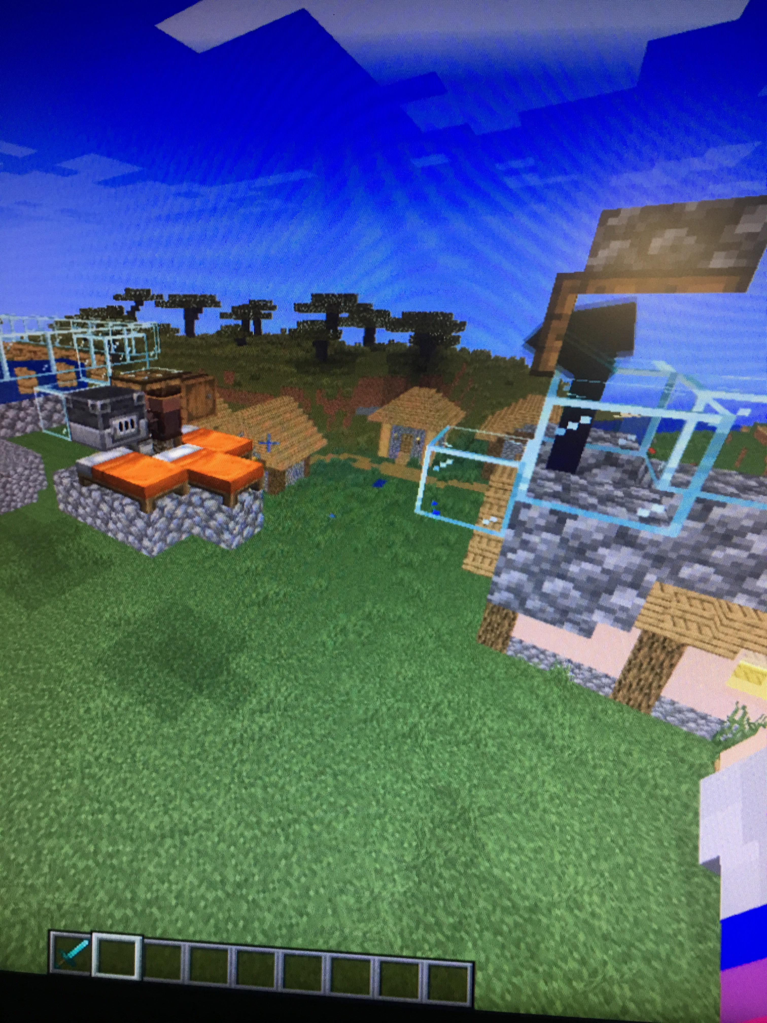 Could someone tell my why my villagers aren’t getting scared, this is