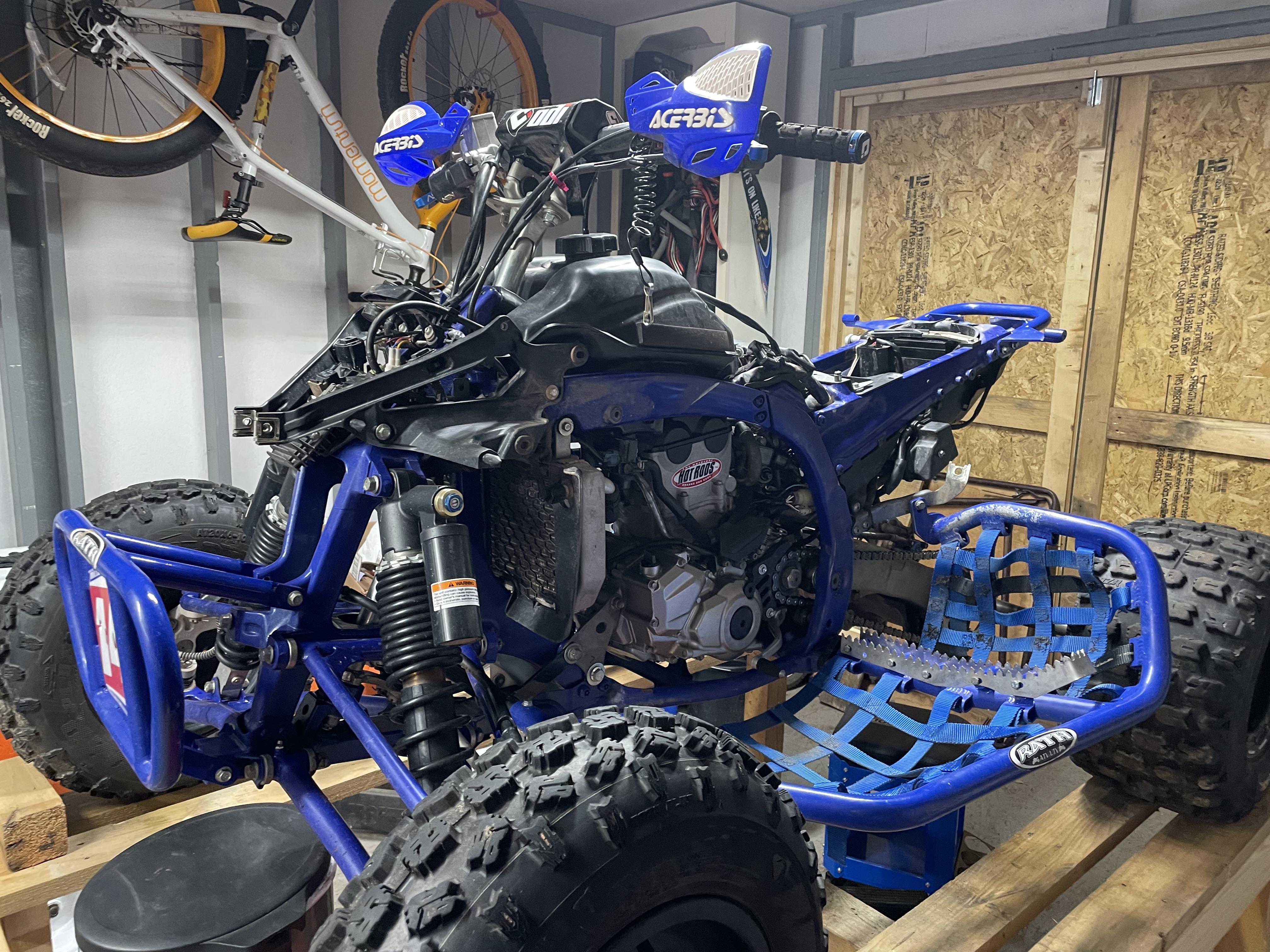 Just put together my fourwheeler and went to crank it over. I can hear