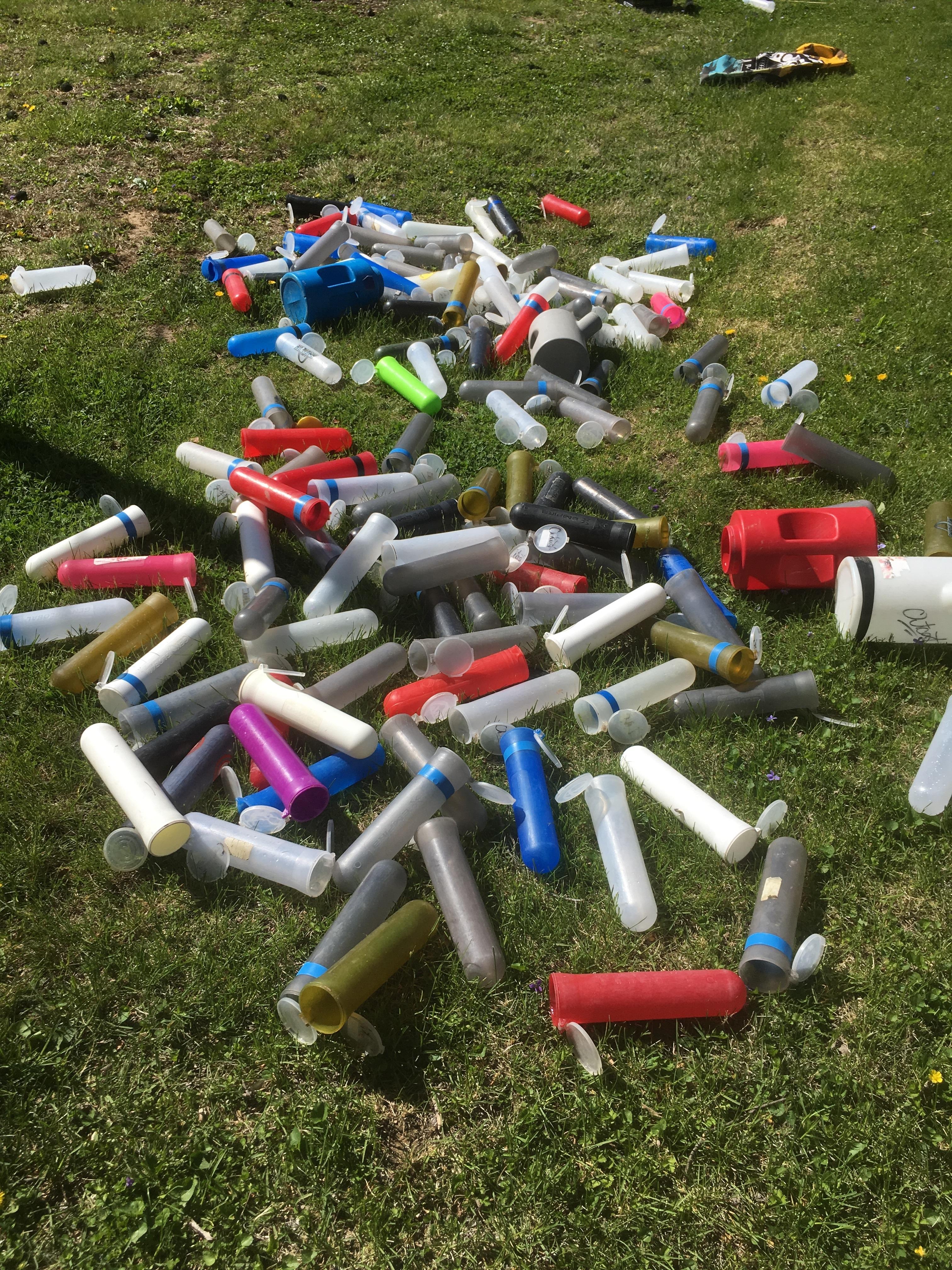 My turn to clean the team pods r/paintball