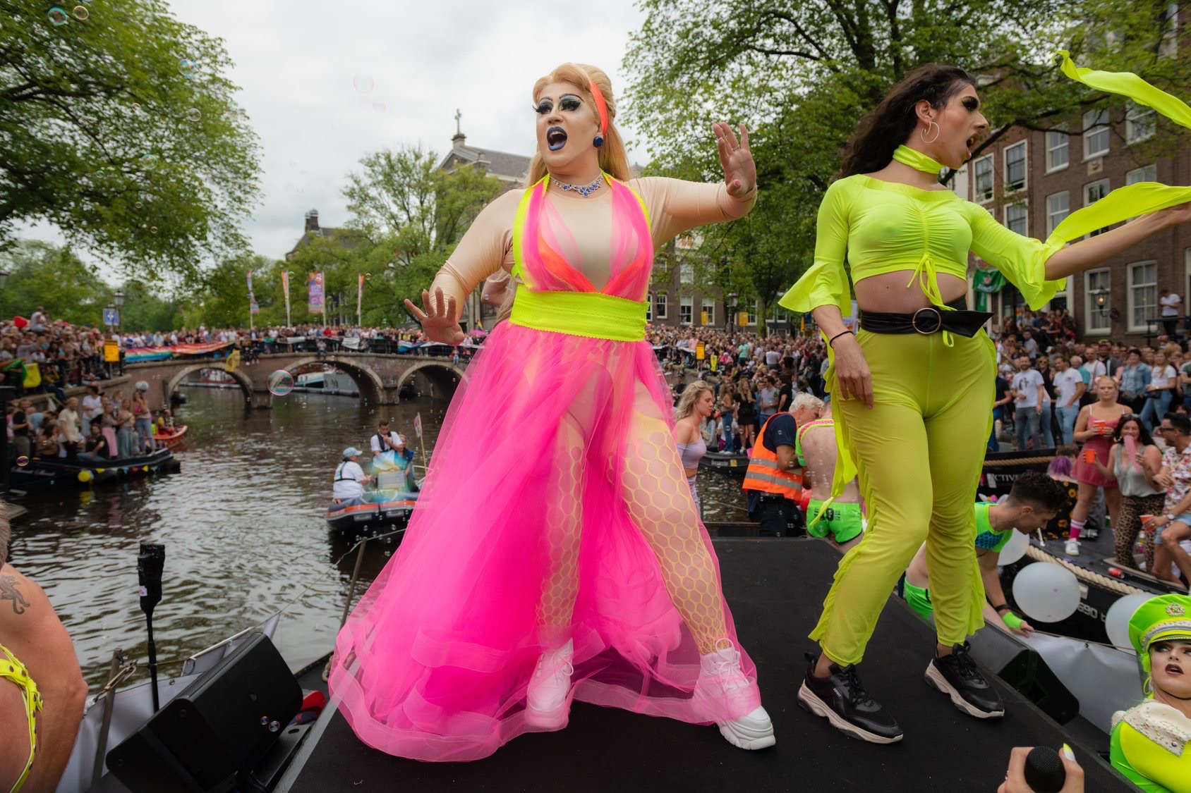 Amsterdam Pride and I couldn’t have been happier on the boat of Drag