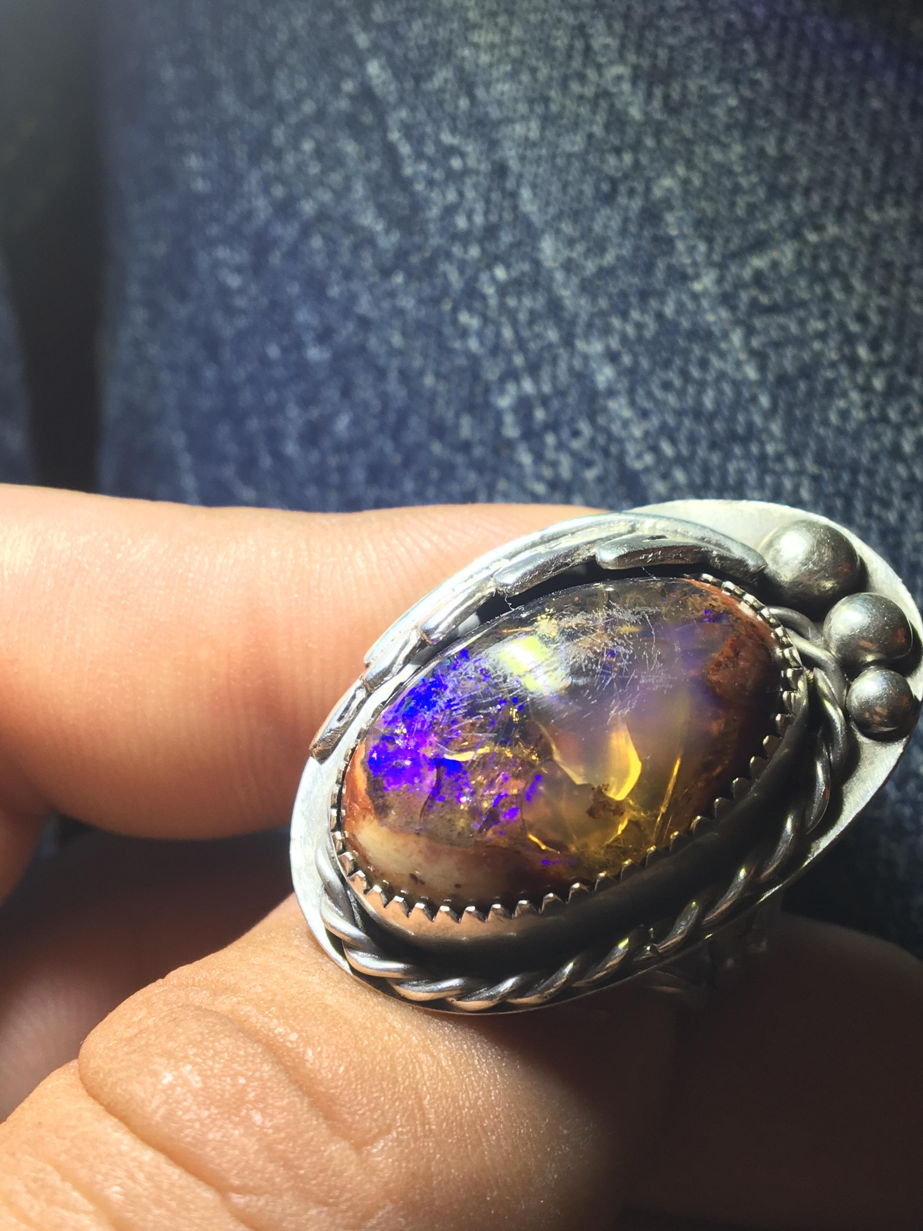 Is it safe/the best way to polish the scratches out of this opal with a