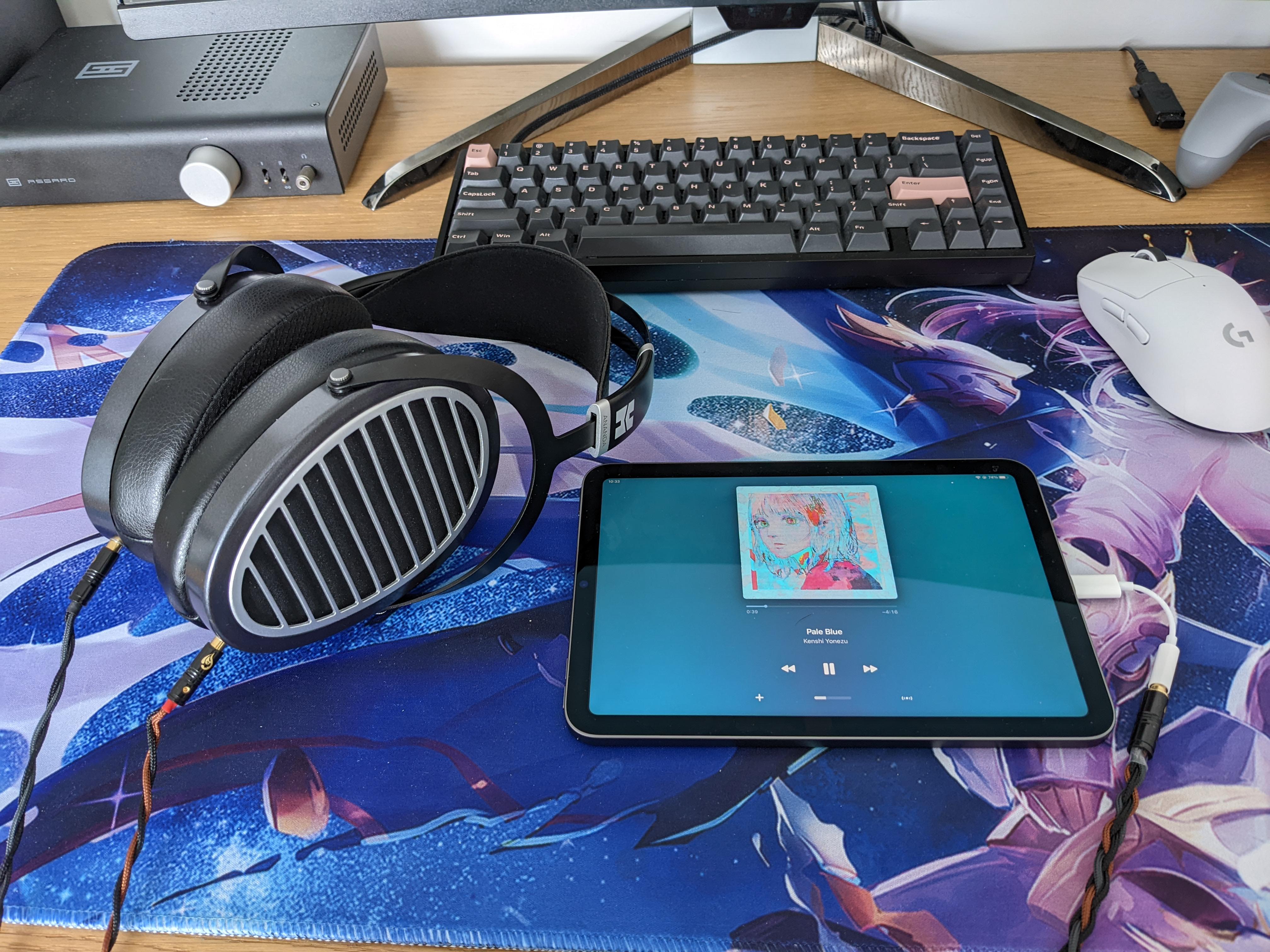 Apple dongle sounds amazing with my iPad and apple music. headphones