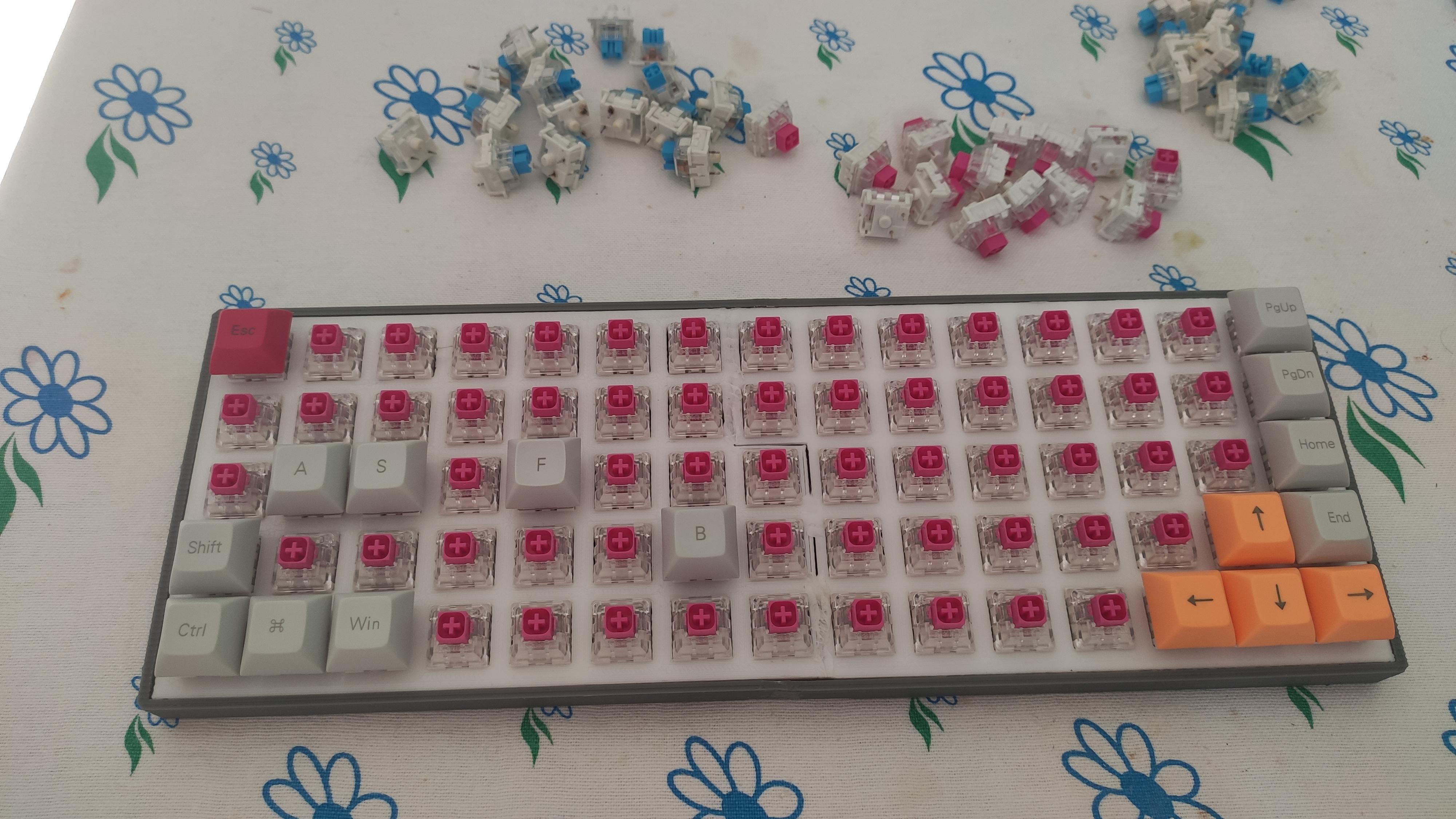 One step at a time (Kailh Box Pink) r/MechanicalKeyboards