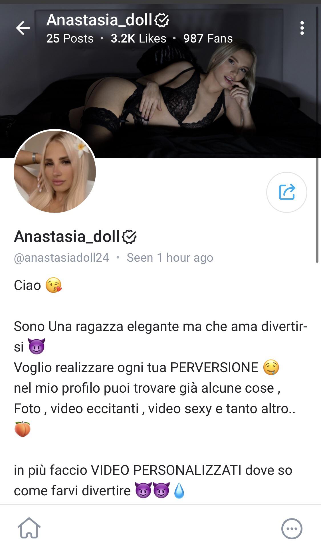 Anastasia Doll : Solofun171