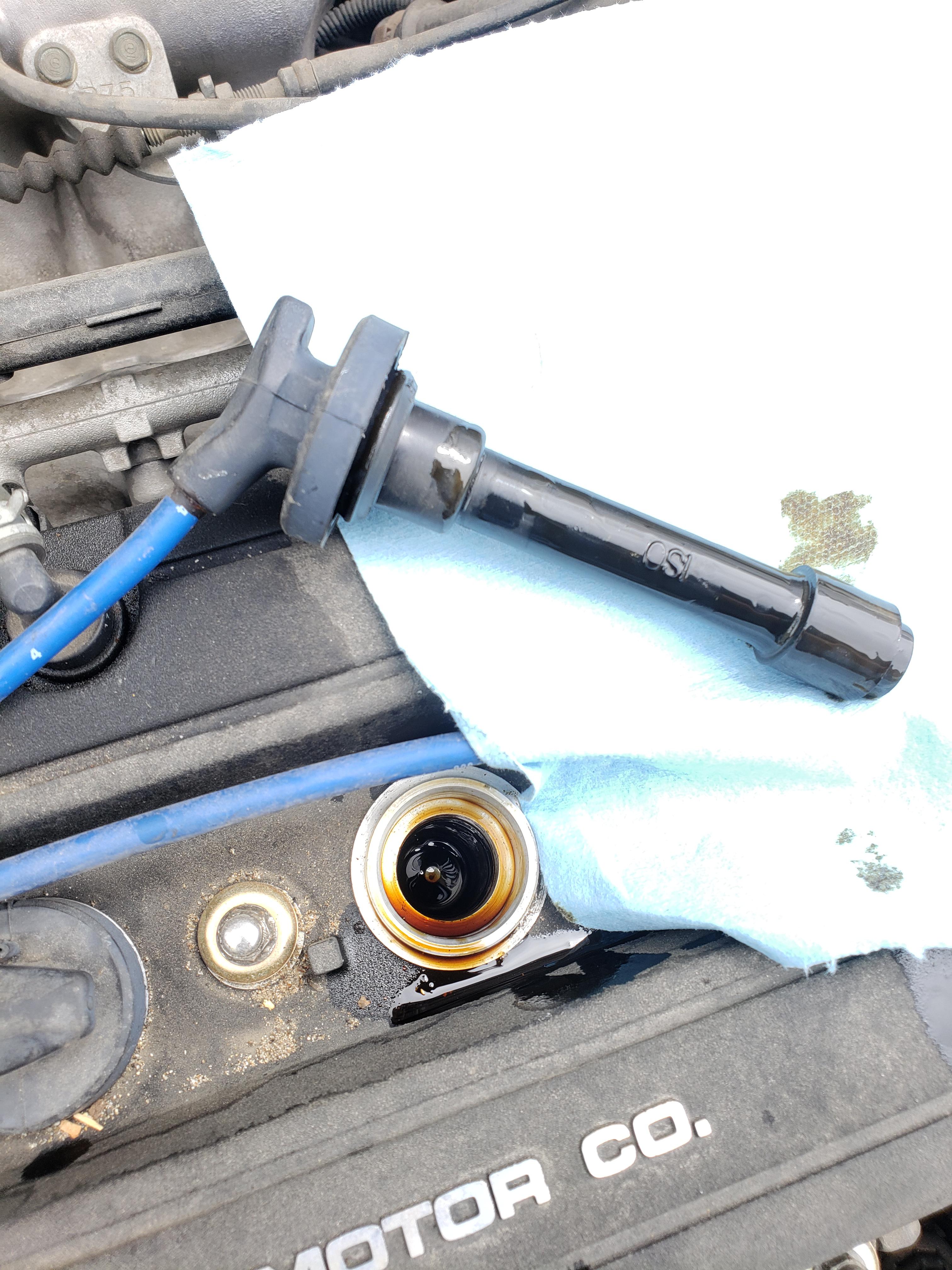 Started getting misfires in cyl 3. Pulled the wires to check the plug