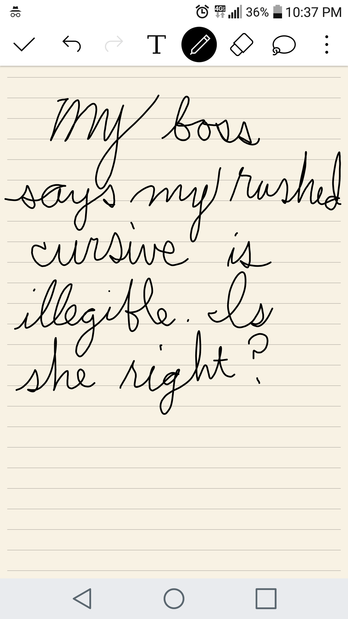 Illegible cursive? Handwriting