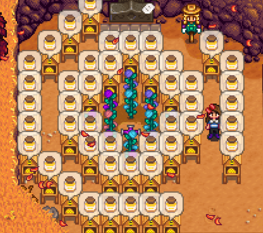 Beehold my honey farm r/StardewValley