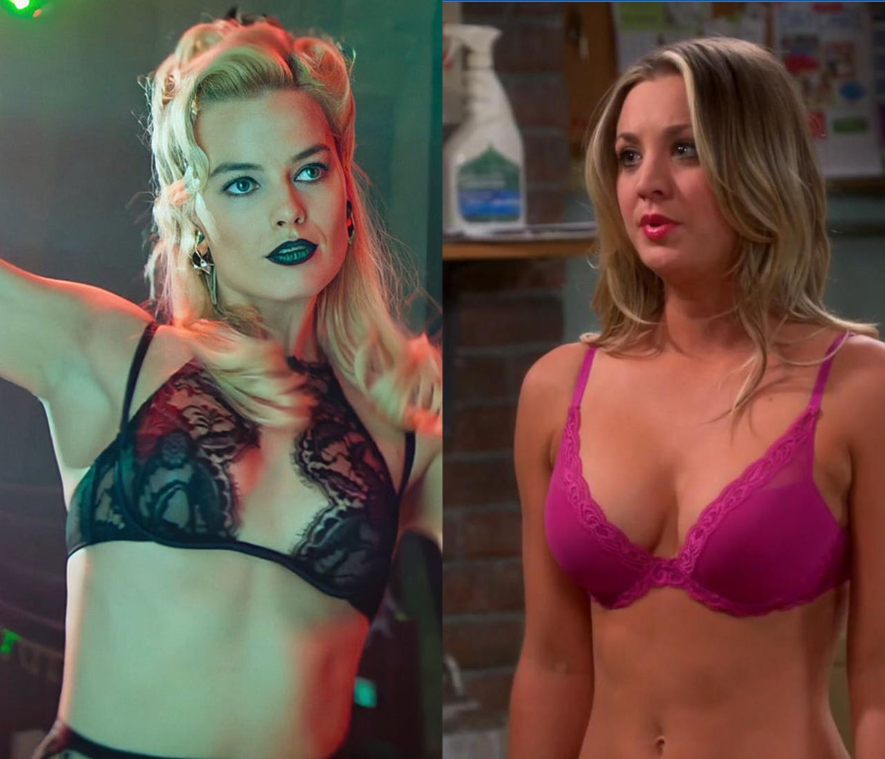 Margot Robbie vs Kaley Cuoco r/CelebBattles