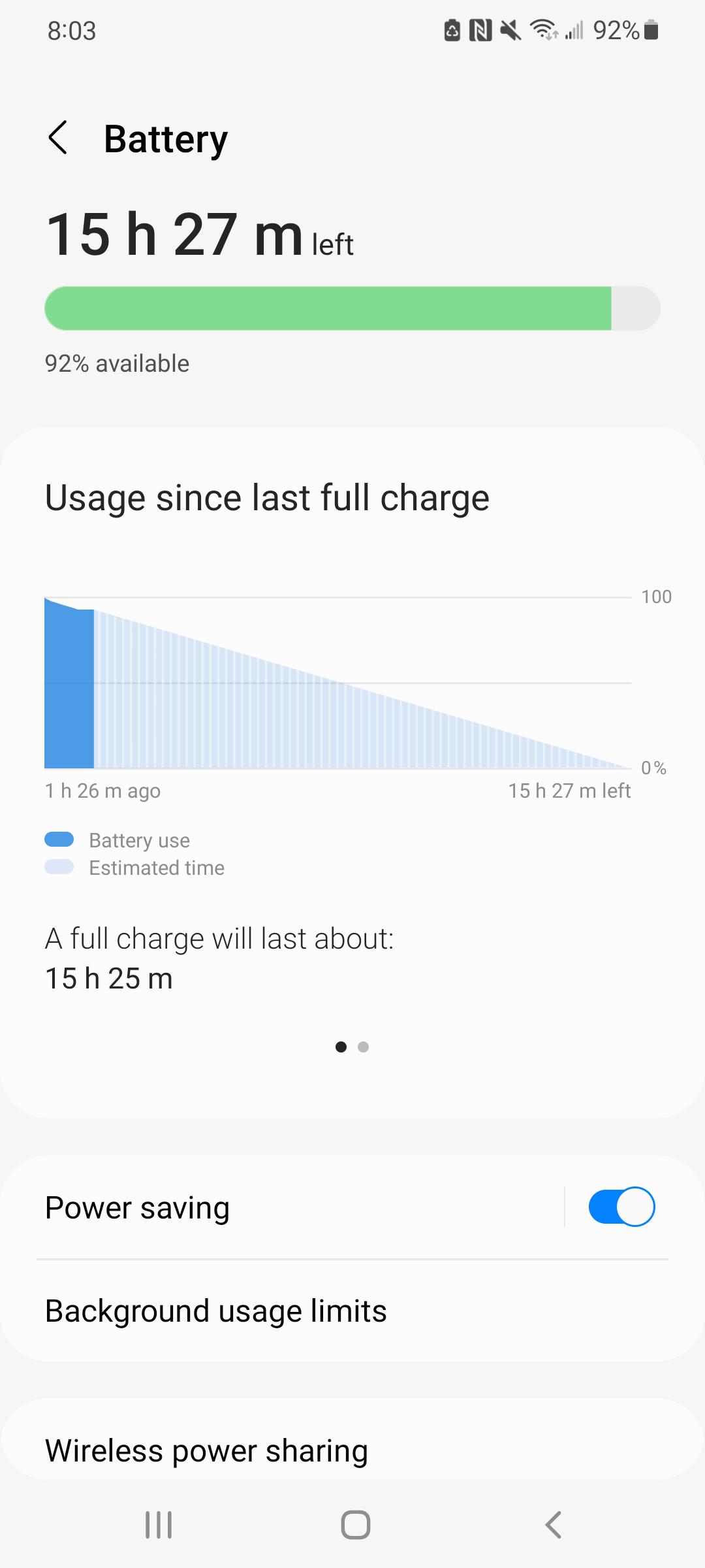How do I look at what apps are consuming the most battery? Looks like