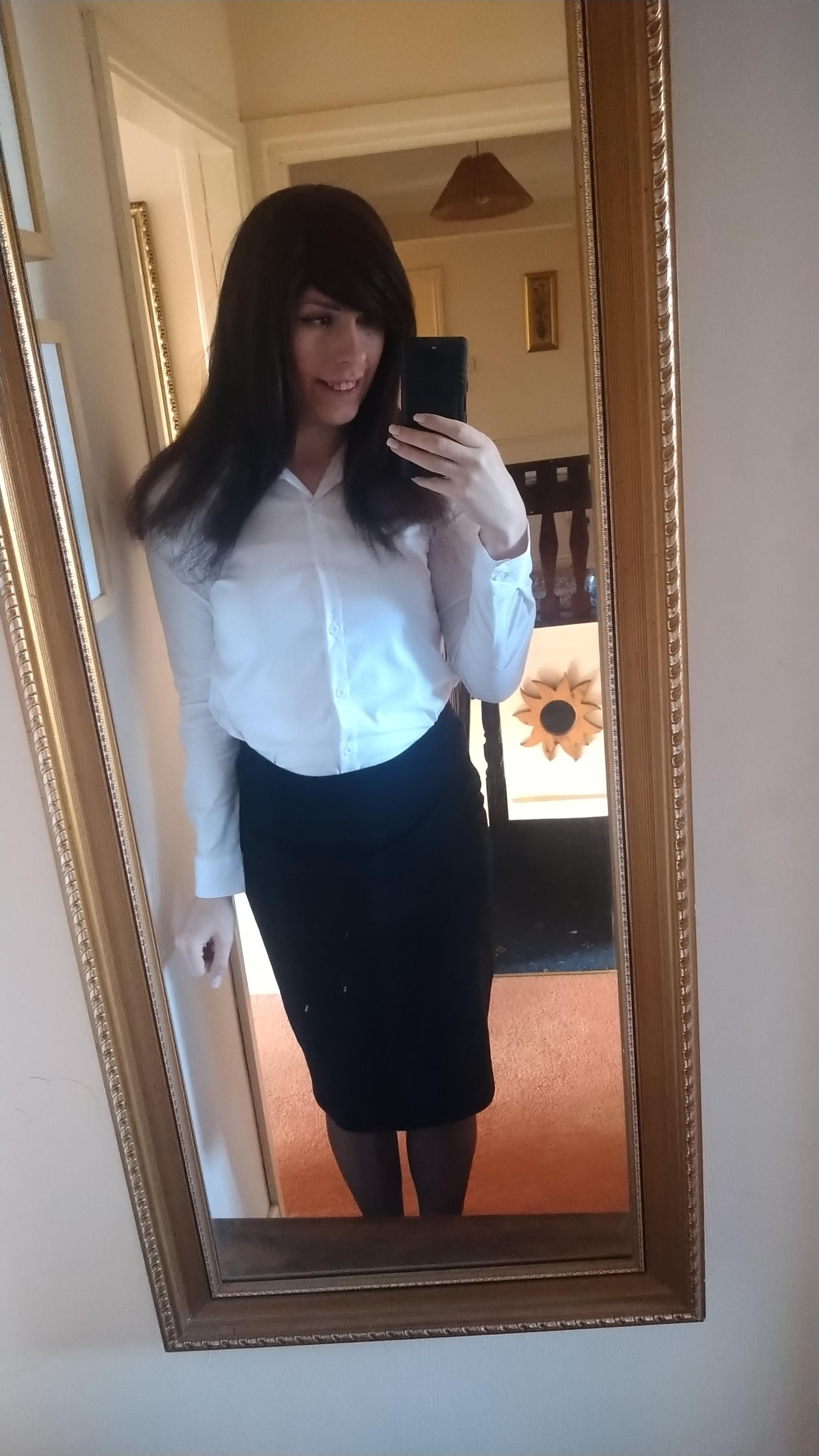 First job interview since coming out as trans! Hope it goes well even