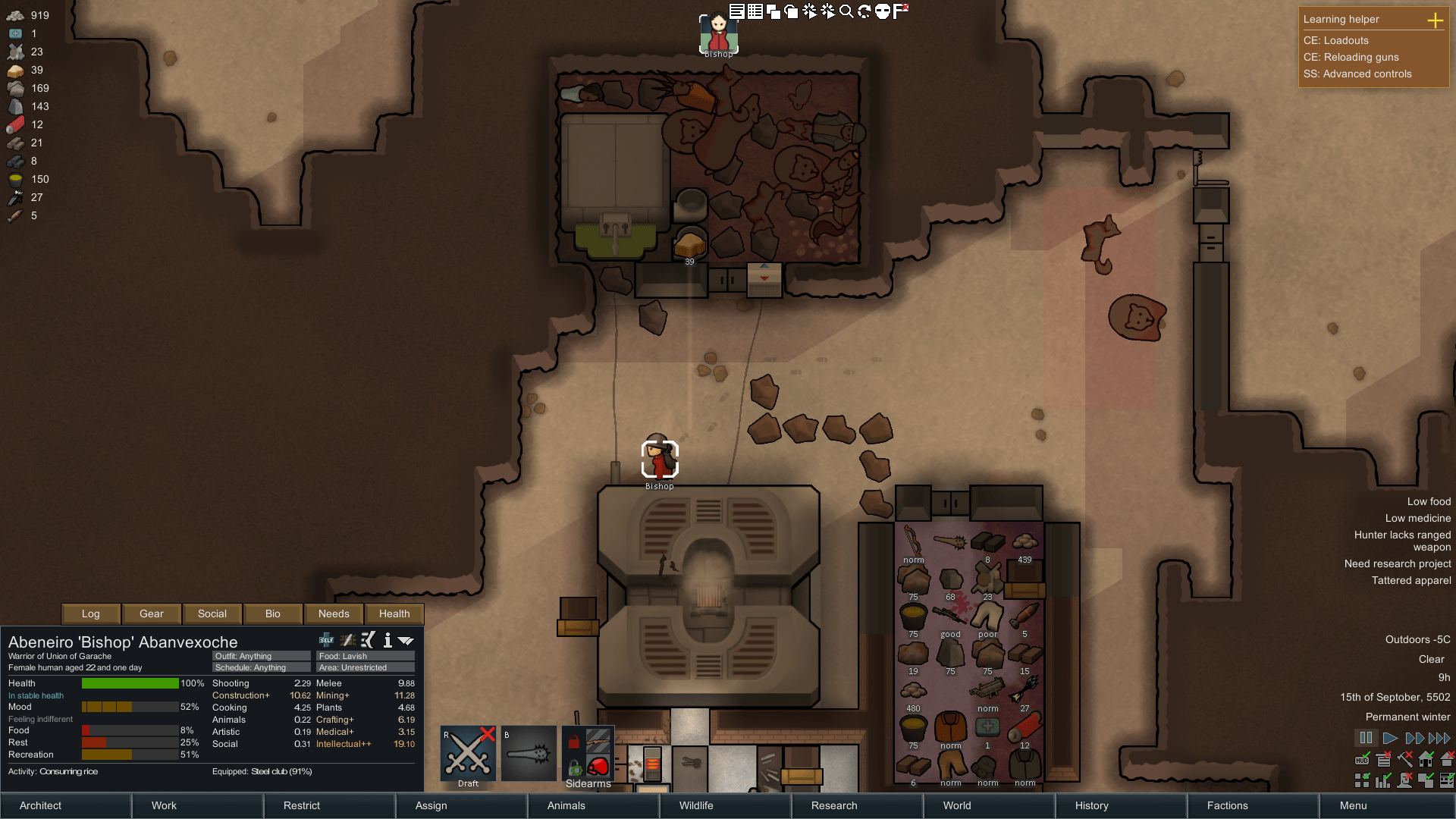 How do I force colonists to eat from the nutrient paste dispenser? Food