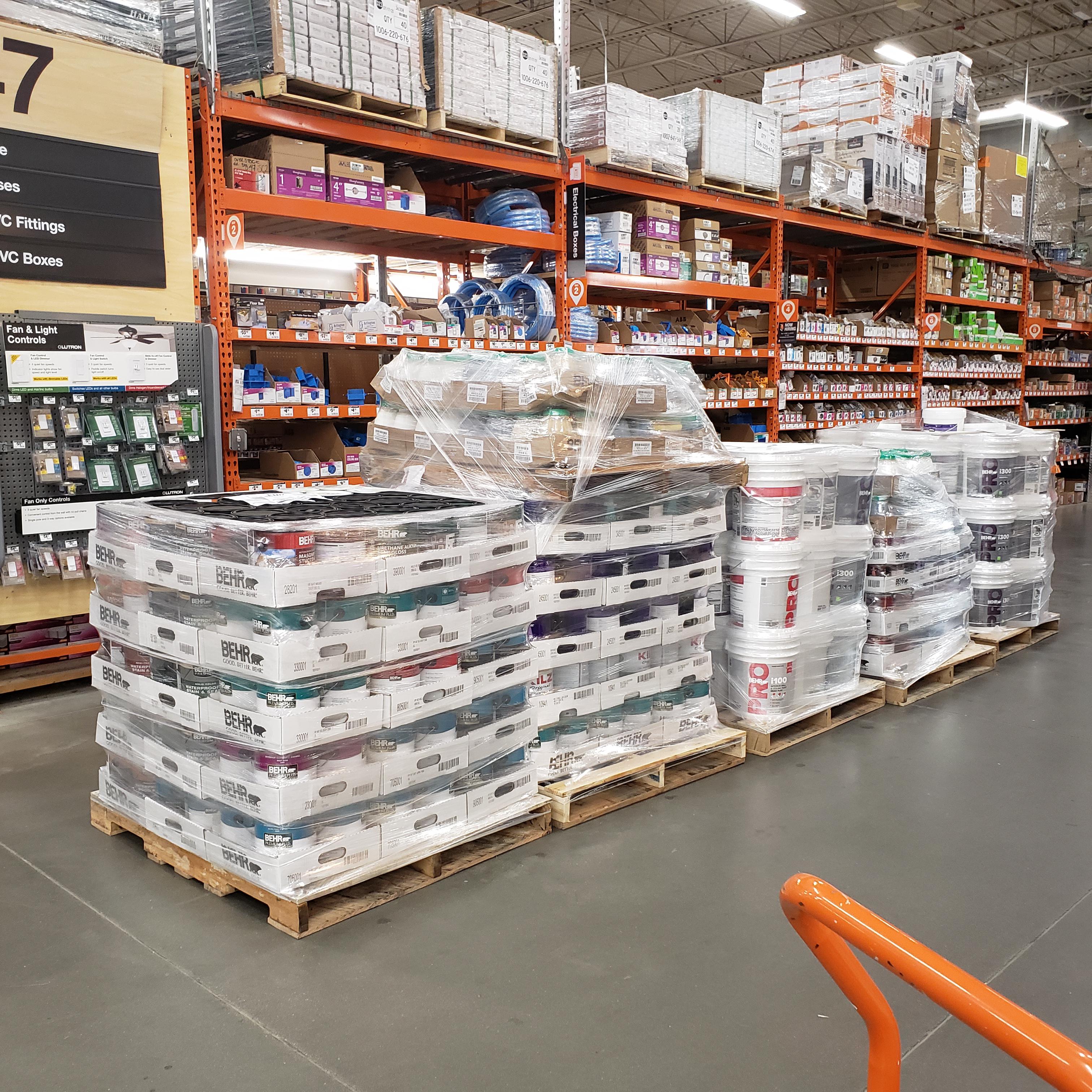 Does everyone's paint dept put away the behr truck? Because I remember