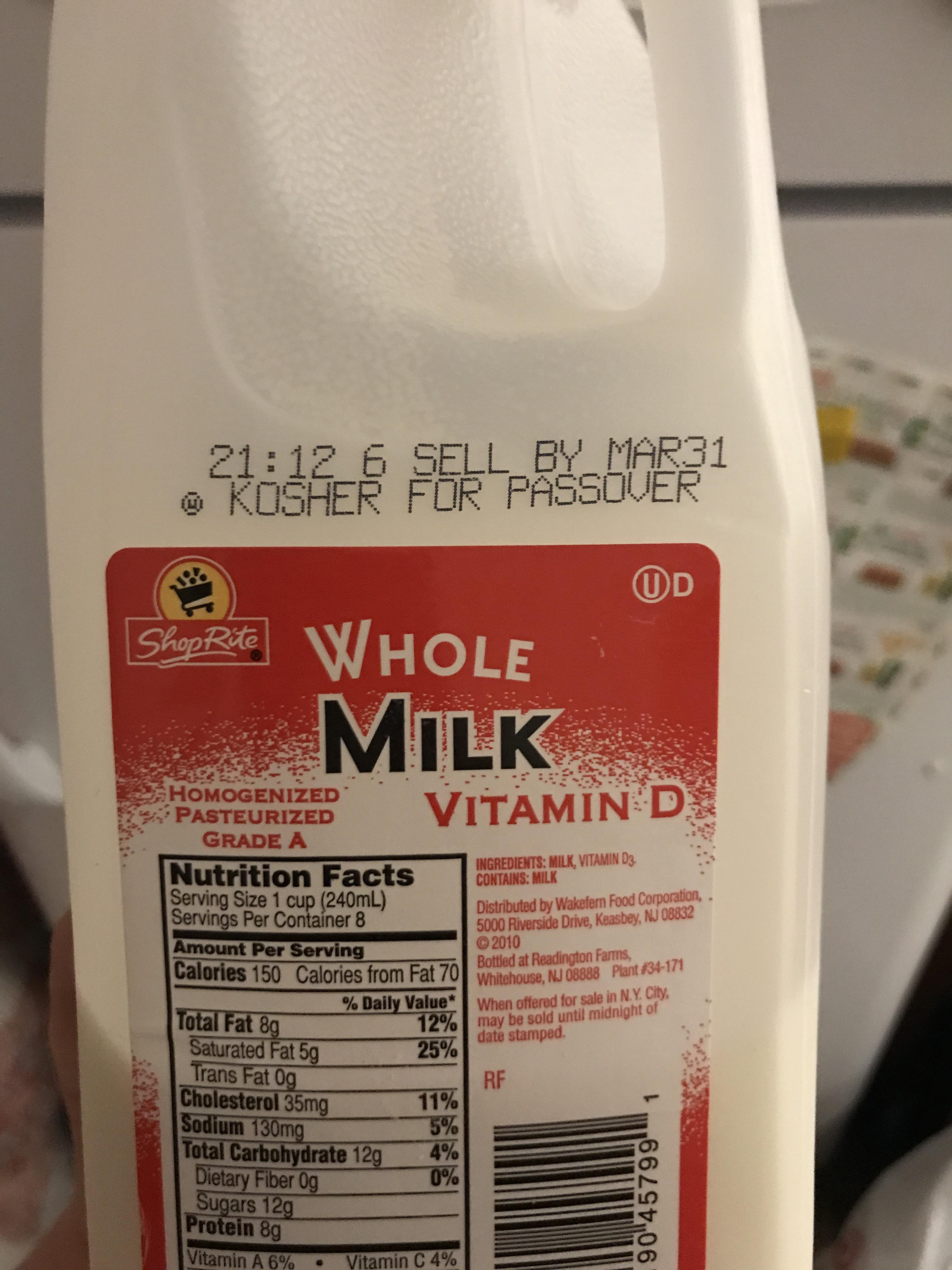 Kosher Milk for Passover r/mildlyinteresting