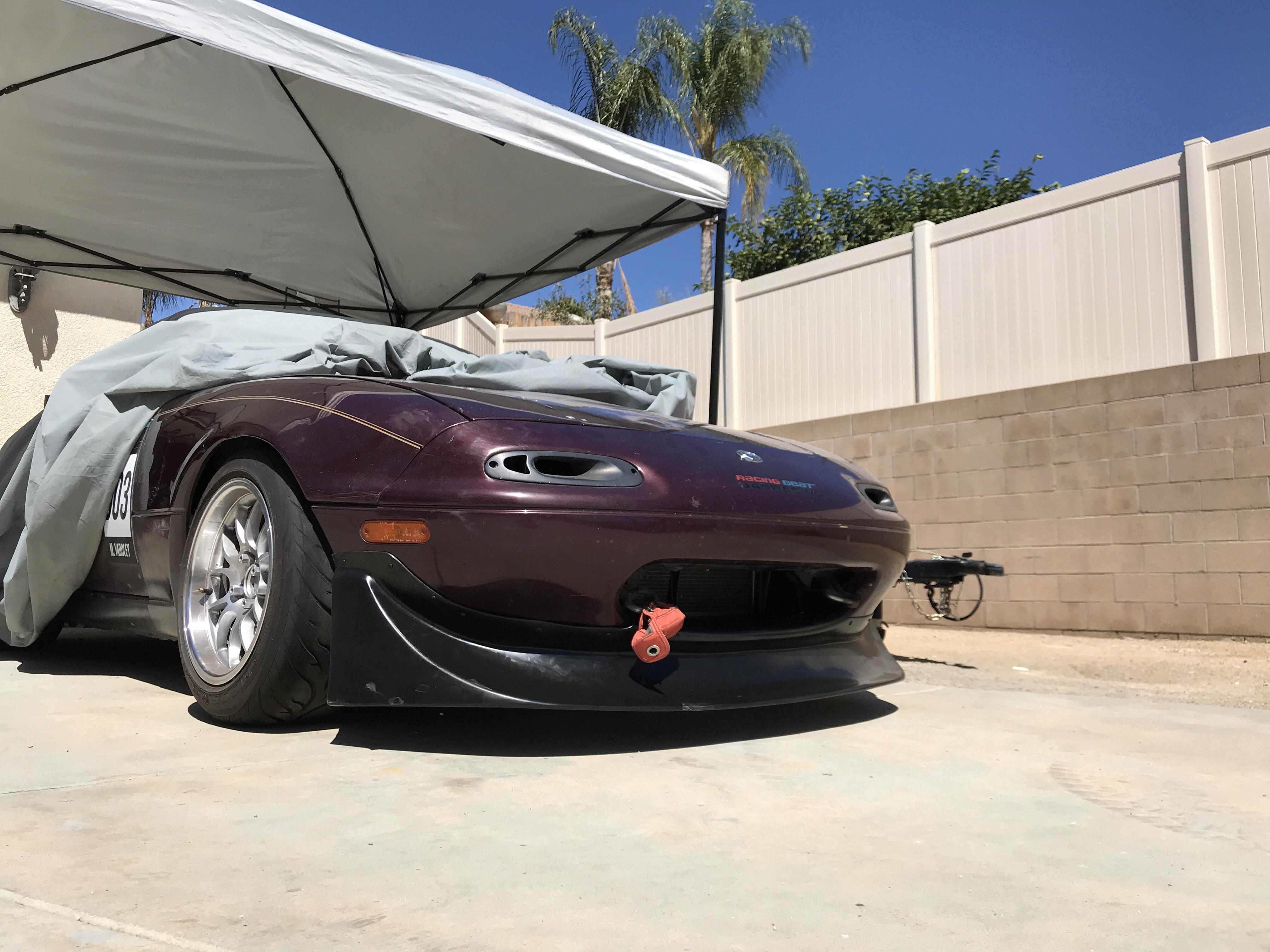 Air dam/Lip is on. Let’s see if the corkscrew at Laguna Seca will rip