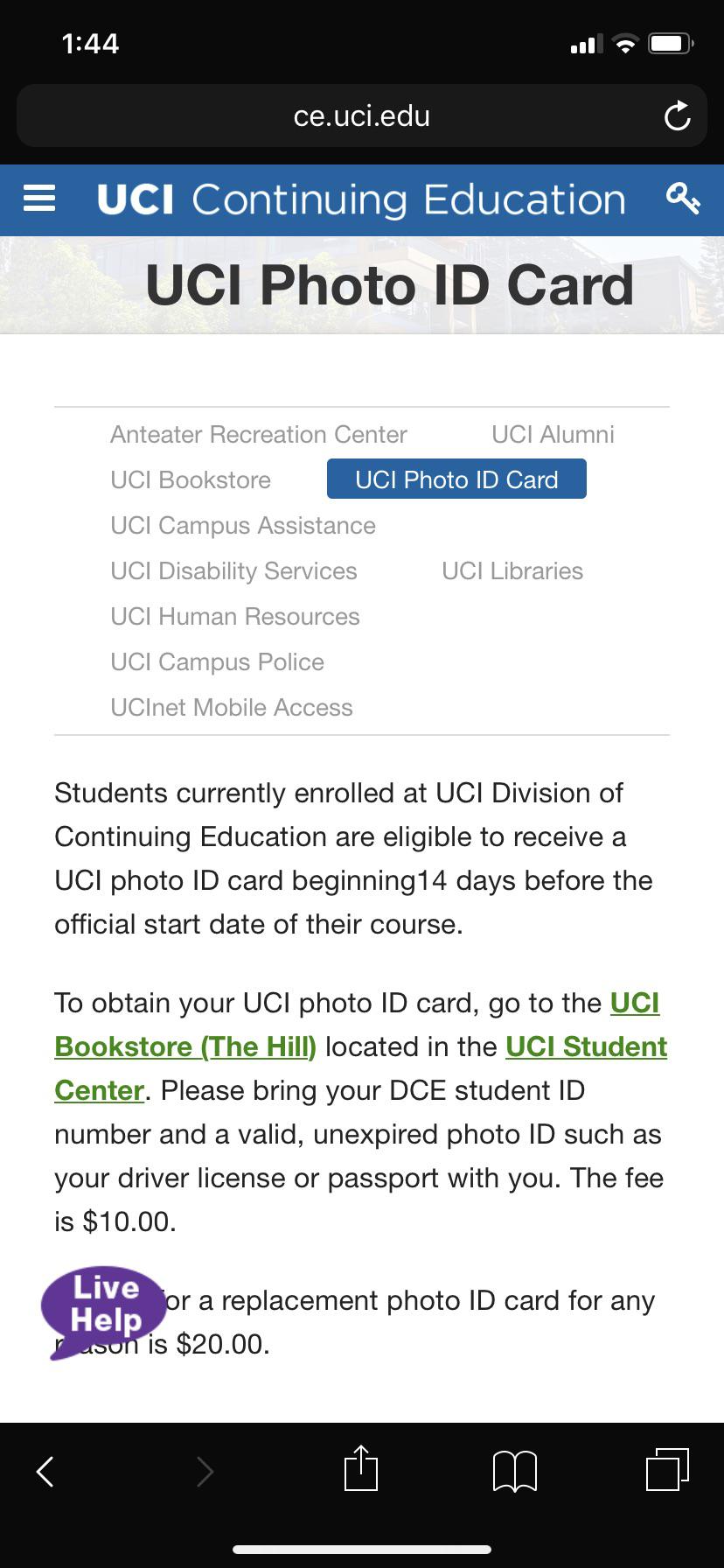 What is a DCE student ID number? r/UCI