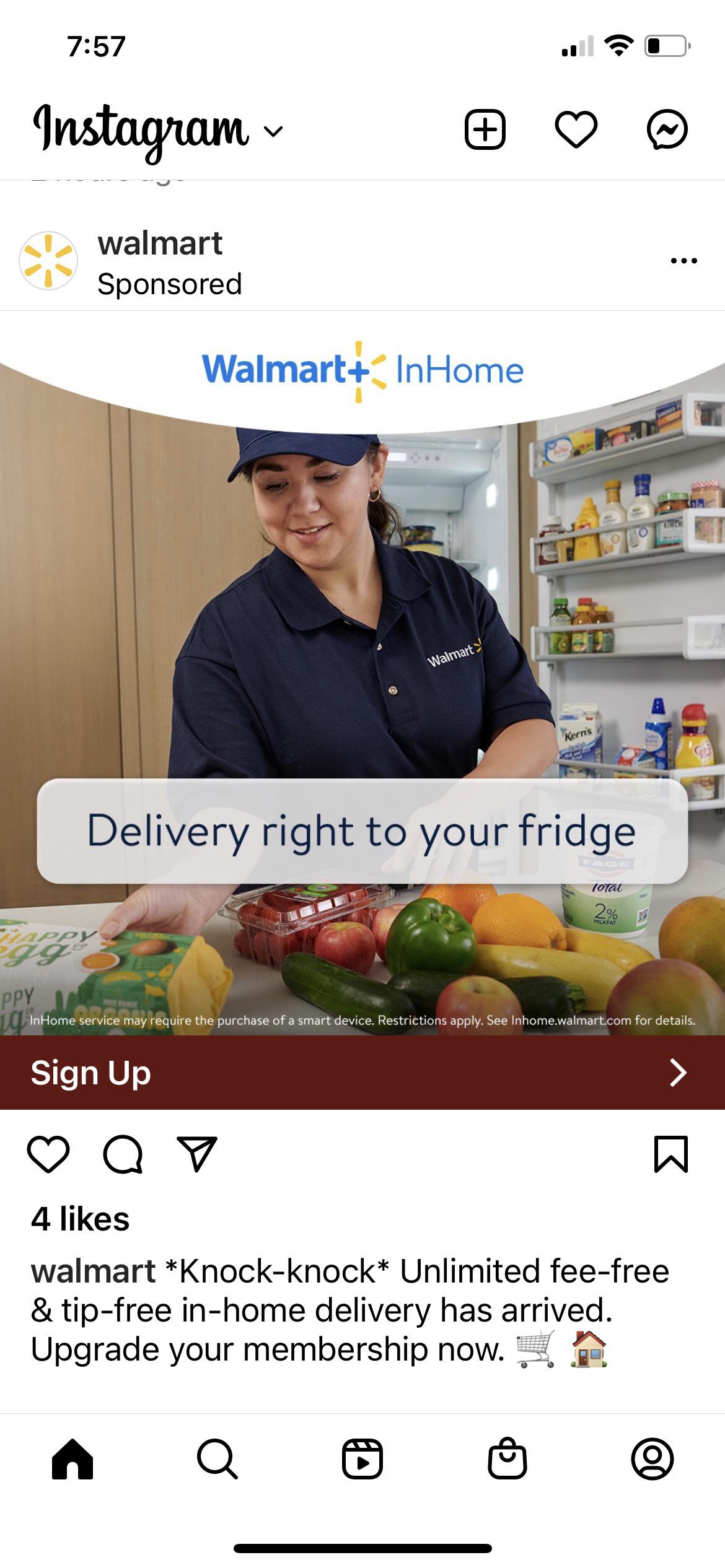I saw this the other day on social media. Is Walmart making up the
