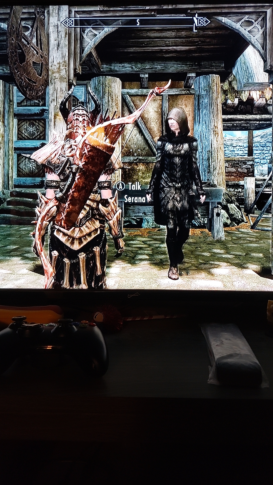 Serana looks good with the Nightingale armor 😮 r/skyrim