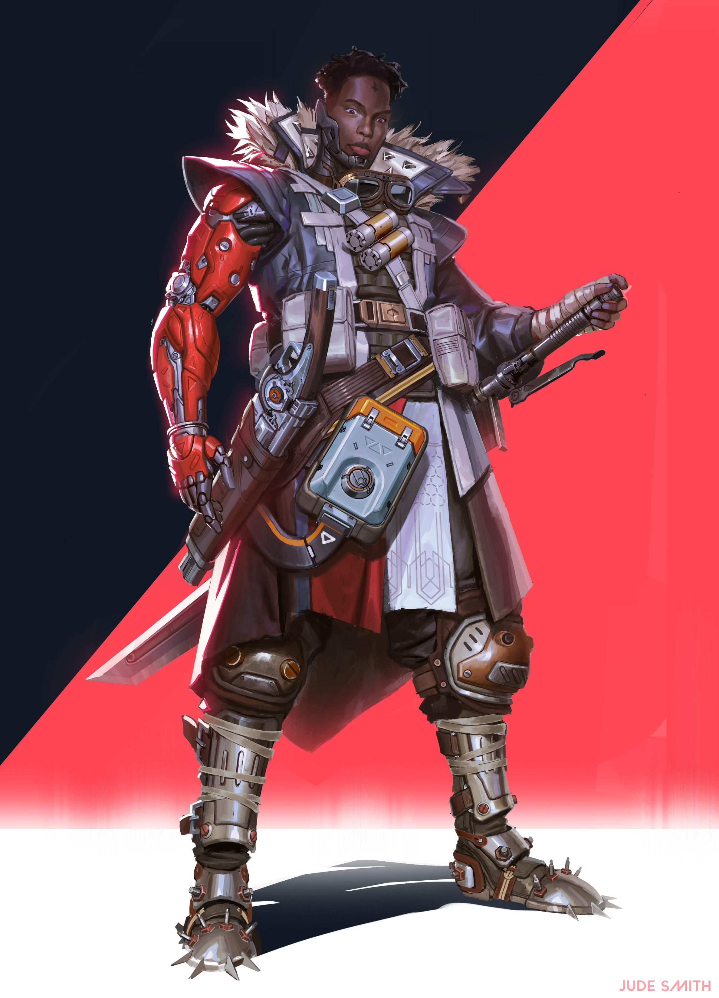 [OC] A Valorant inspired character I did based off of Yasuke who was an