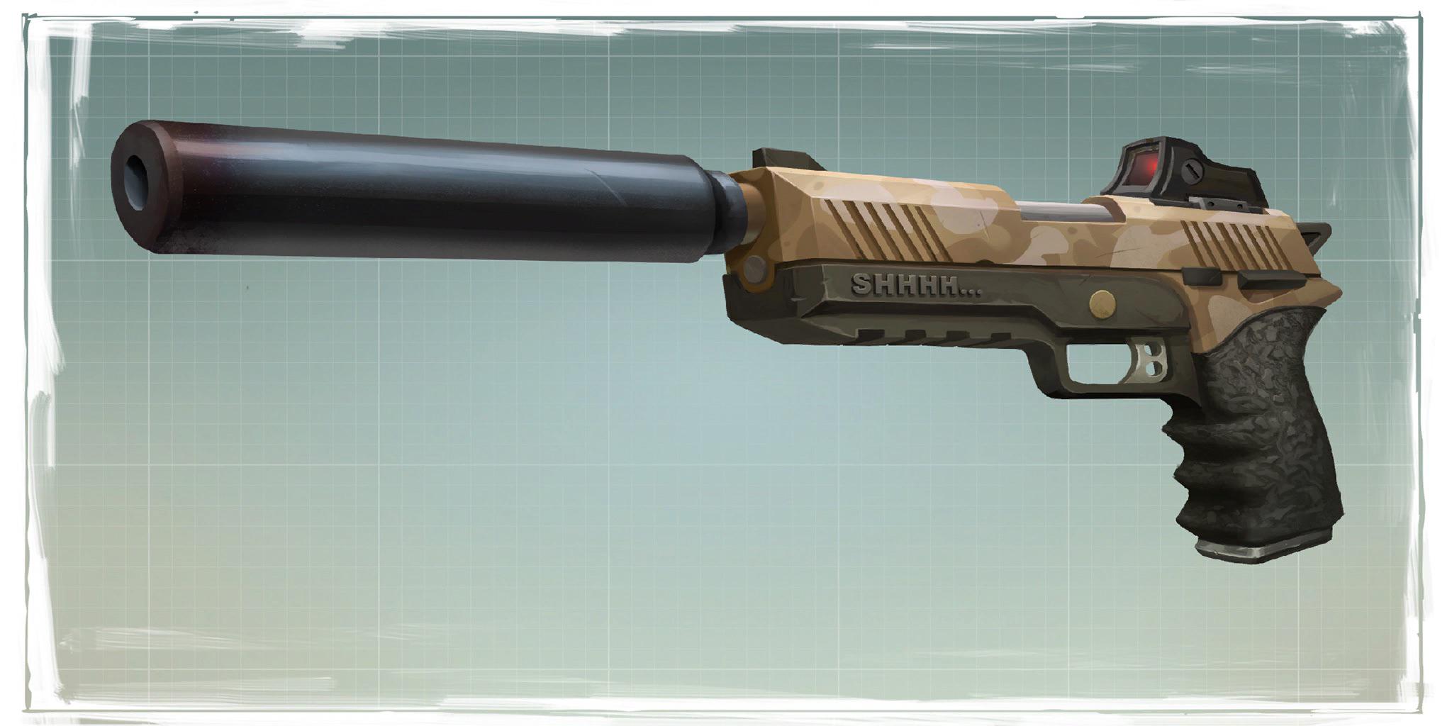 The unique Silenced Pistol from Fortnite Battle Royale has got to be one of the coolest most