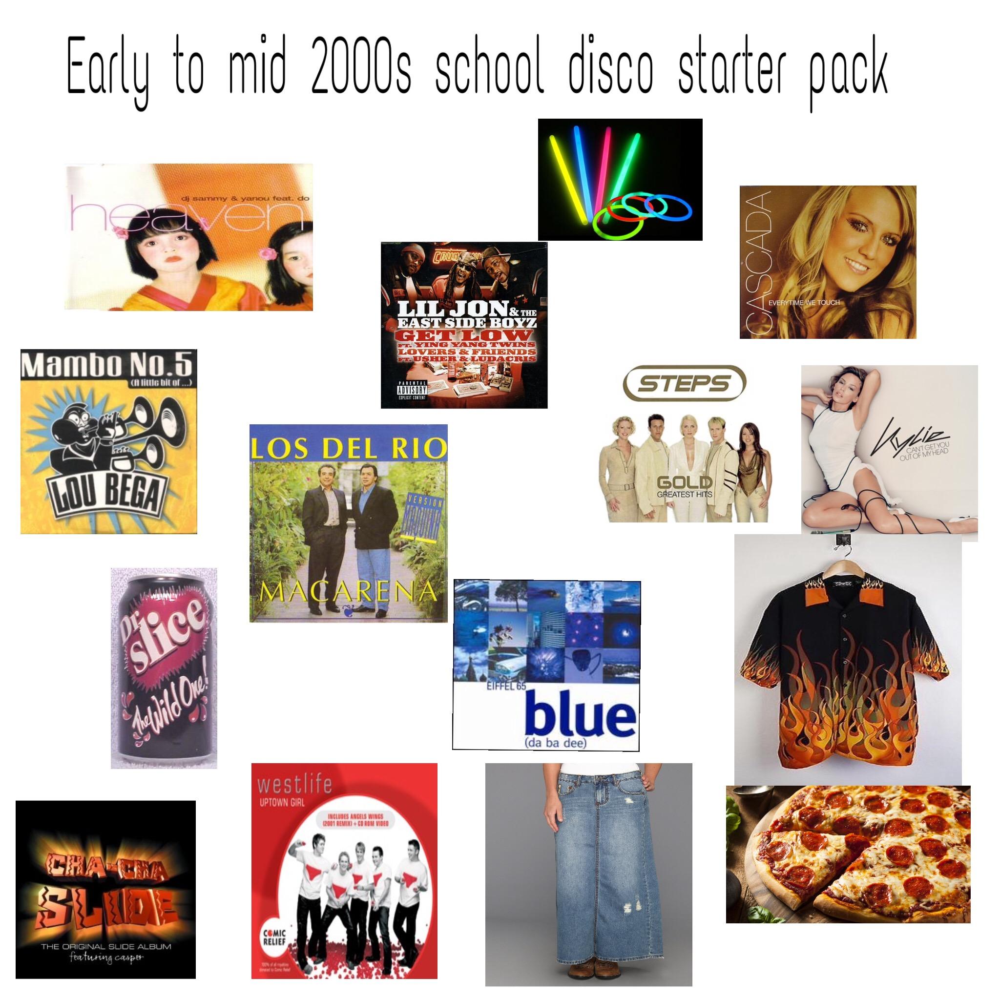 Early to mid 2000s school disco r/starterpacks