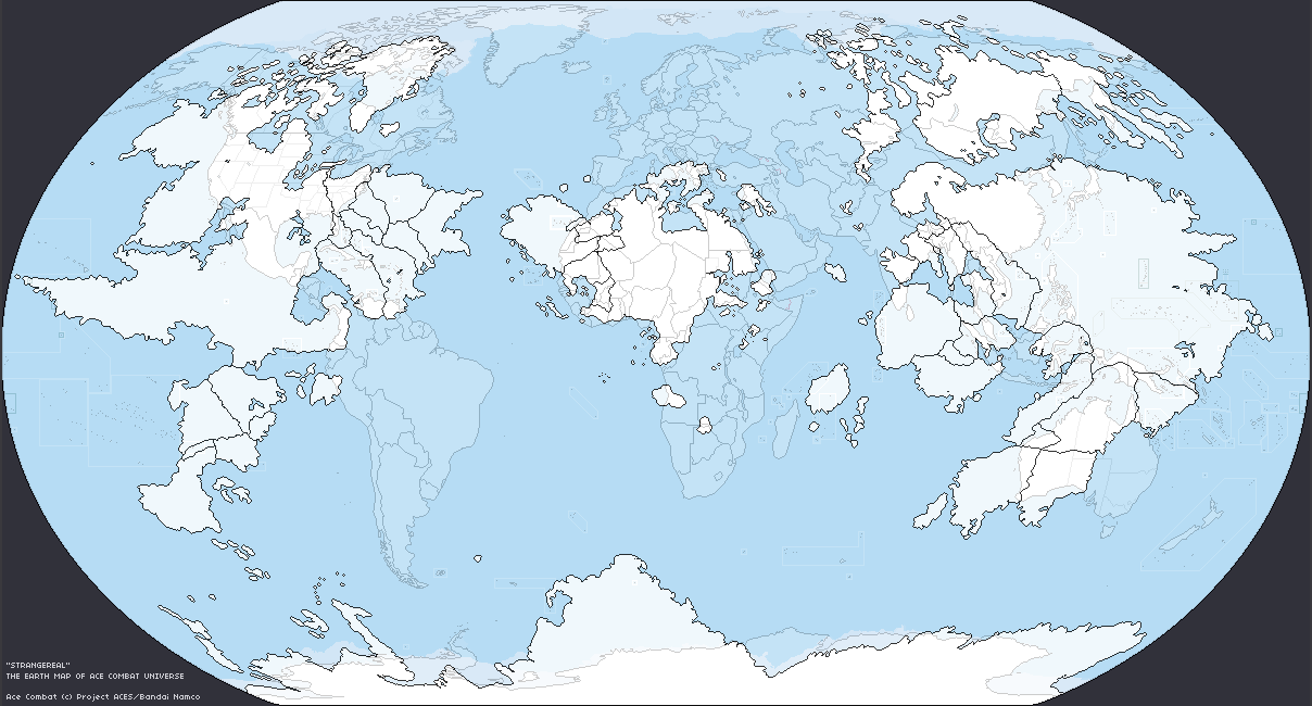 Ace Combat Strangereal World Map Map deritszalkmaar.nl