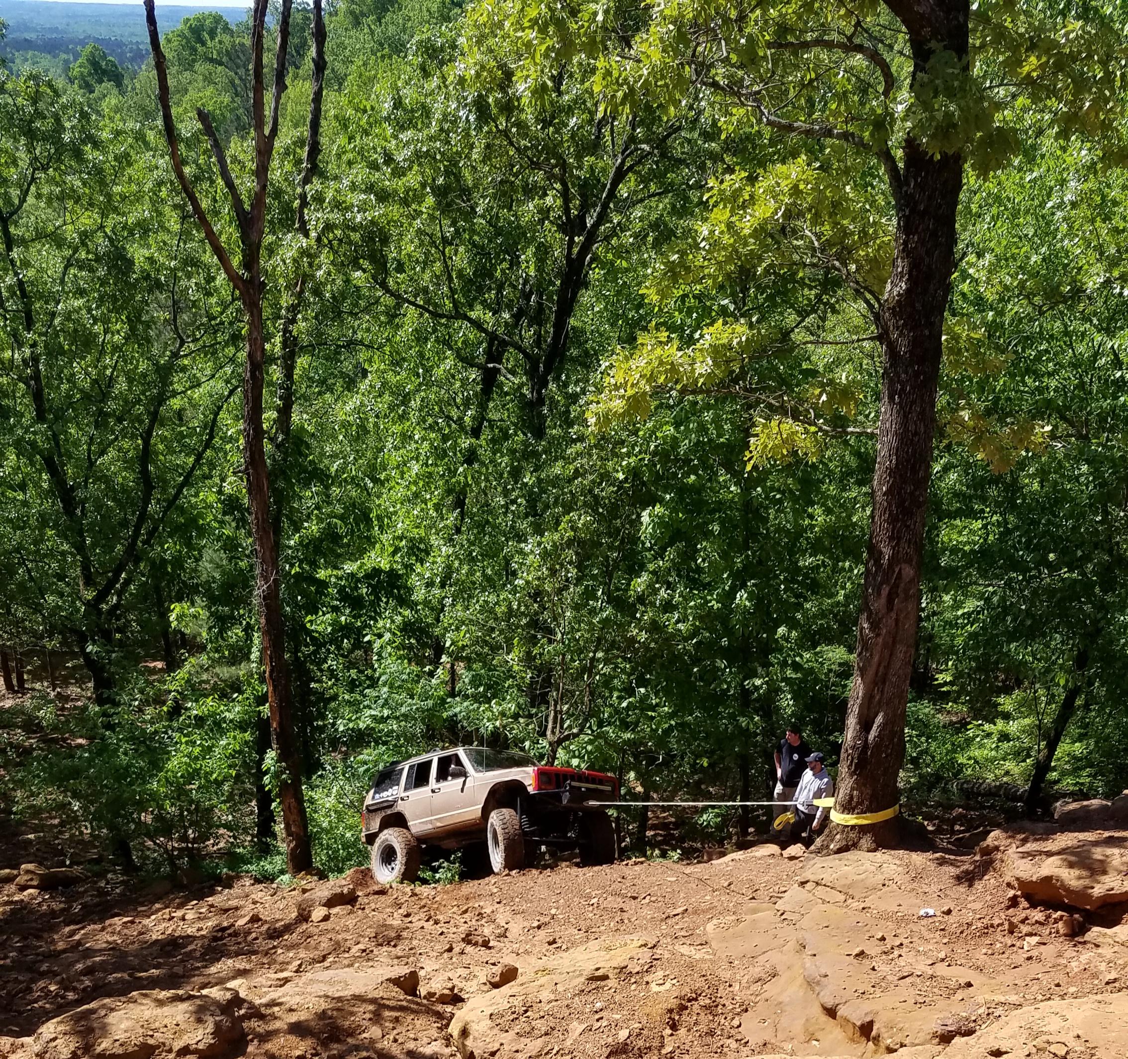 Tree hugger at Barnwell Mountain, Gilmer Texas. r/4x4