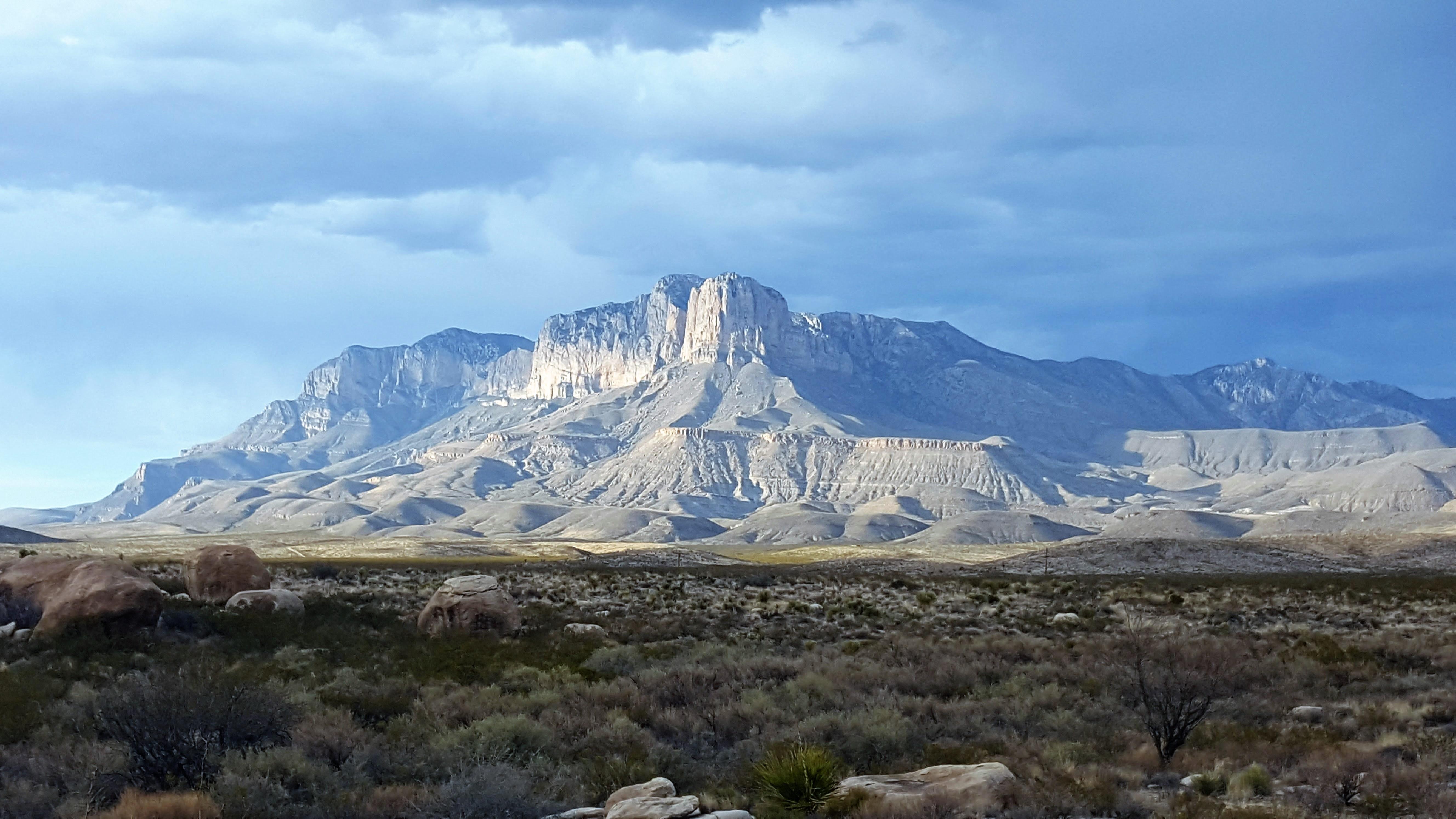 Guadalupe Peak, The Highest Mountain In Line Illustration Showing The