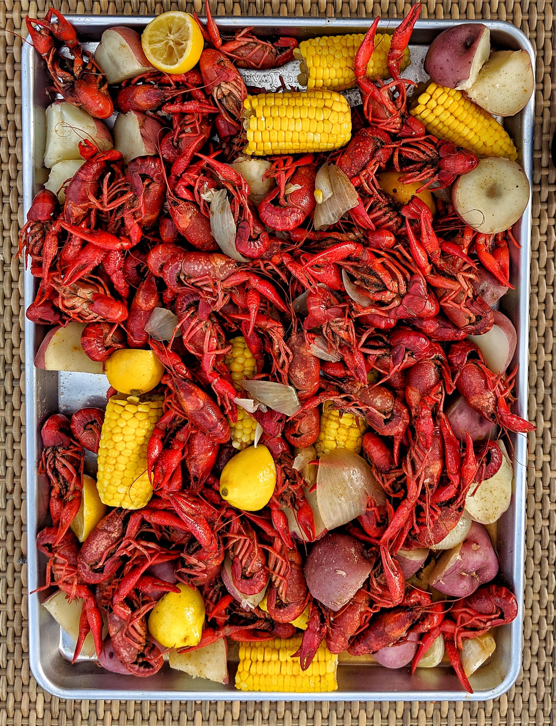 [Homemade] Crawfish boil r/food