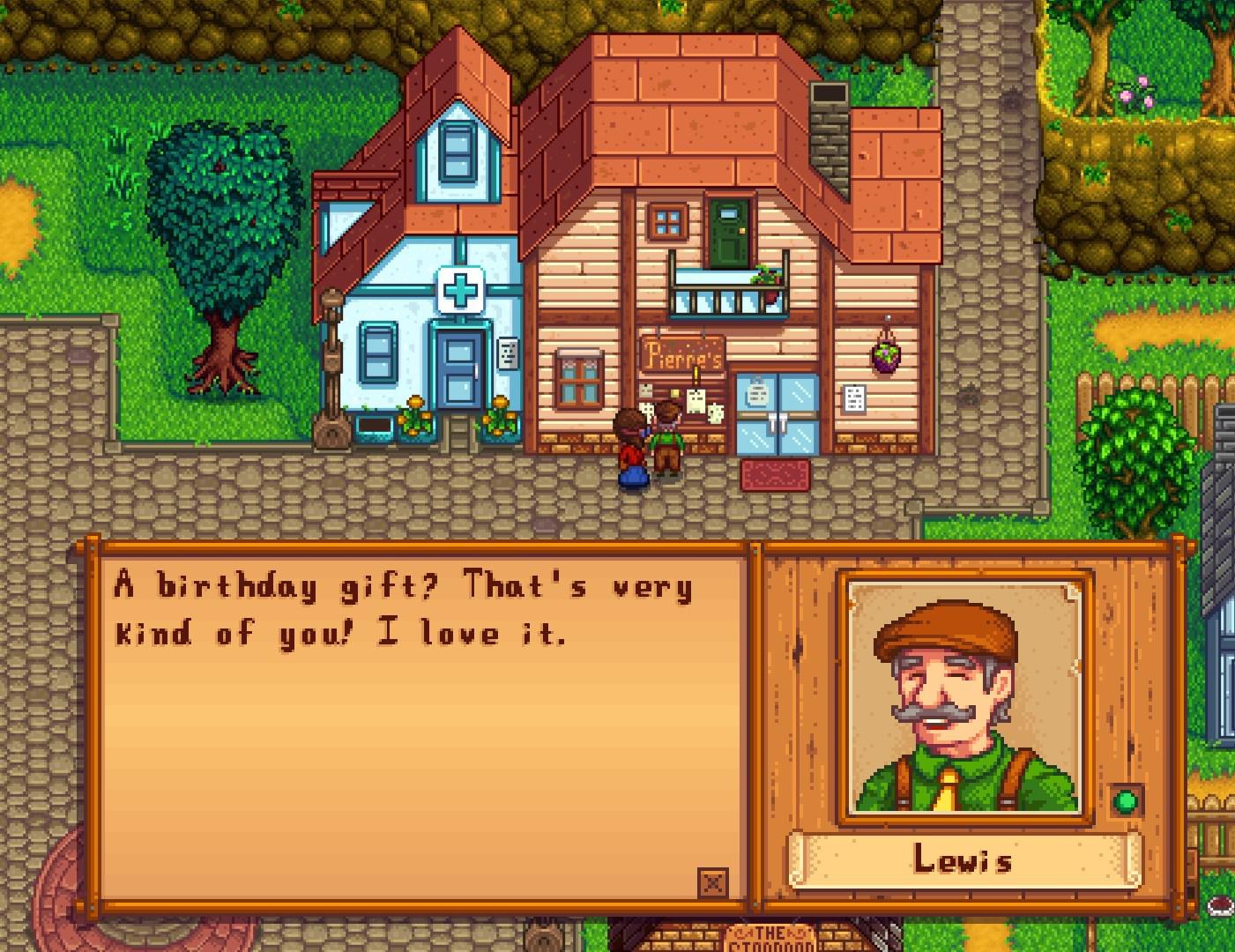 Lewis looking at the calendar on his birthday. Very passiveaggressive
