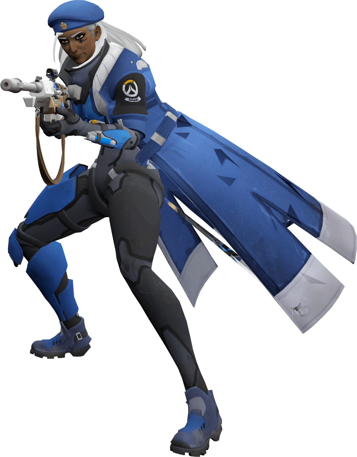 Ana from Overwatch [Blender] any ideas to make the cloth have some