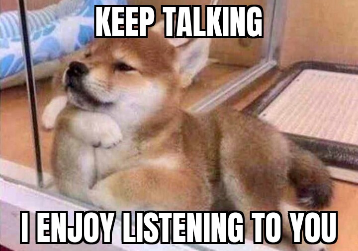 Therapy dog is here and he wants to listen to how your day went ) r