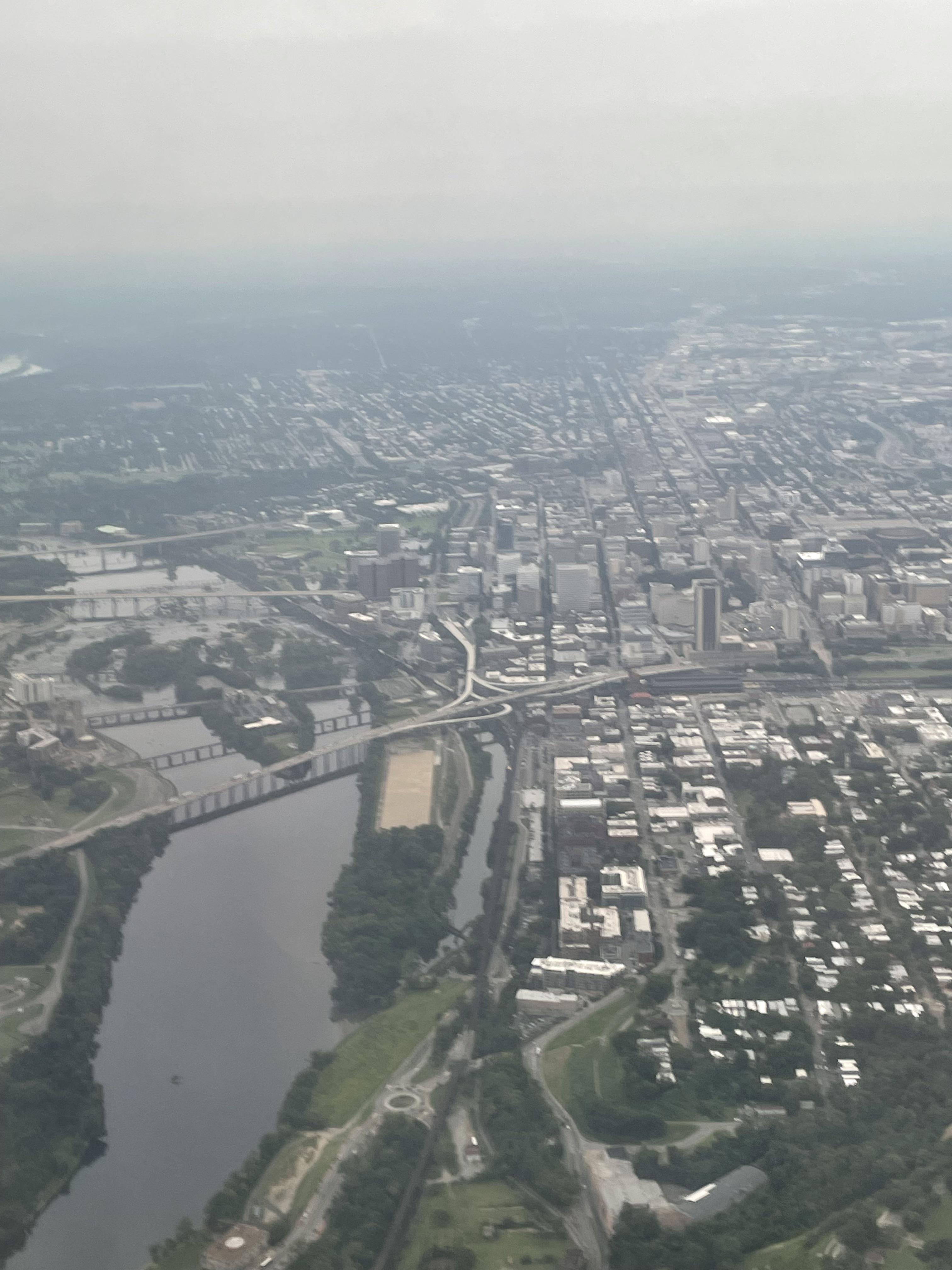 Finally got a good RVA skyline view on a flight out of RIC. Usually on